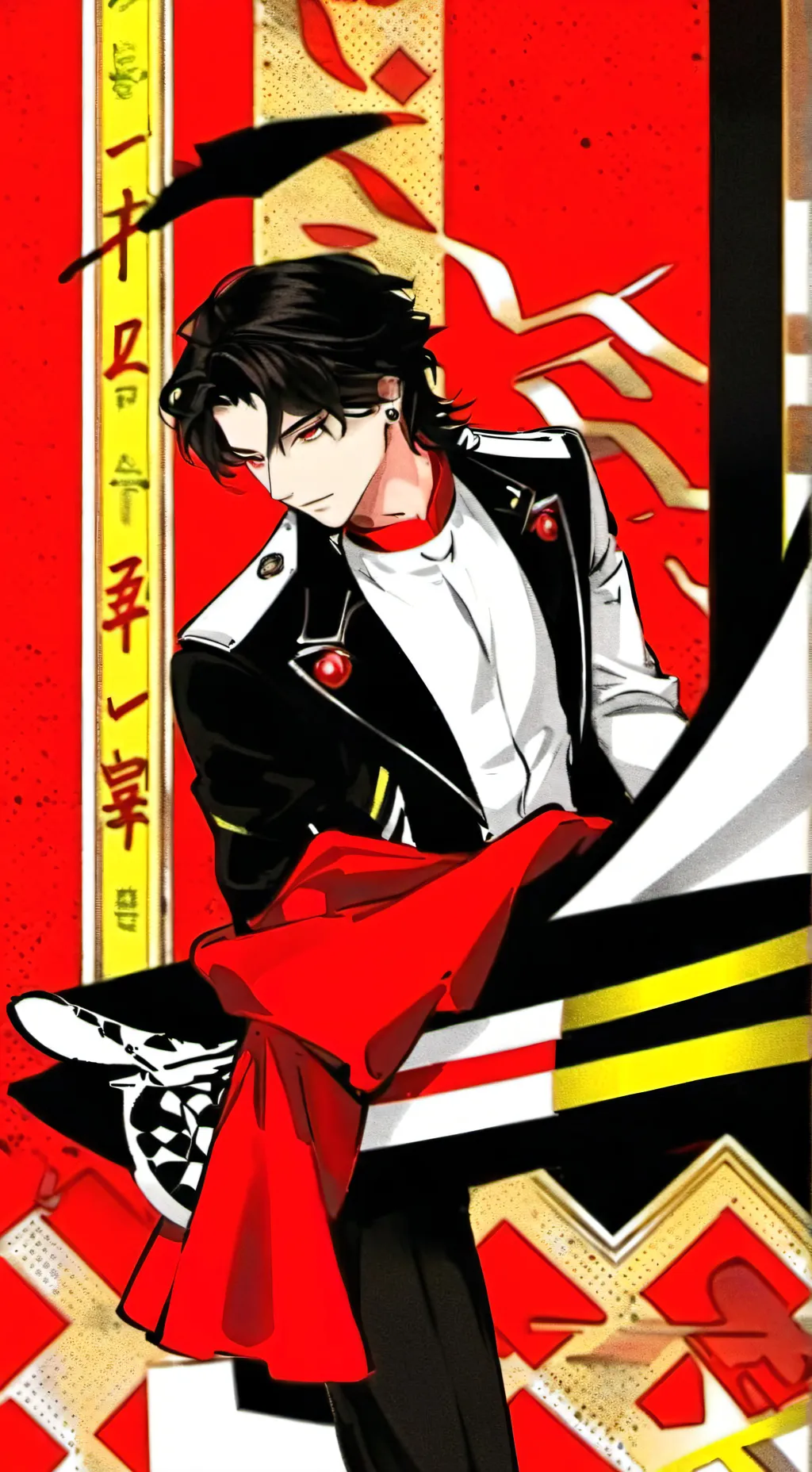 ai character: Elliot  background