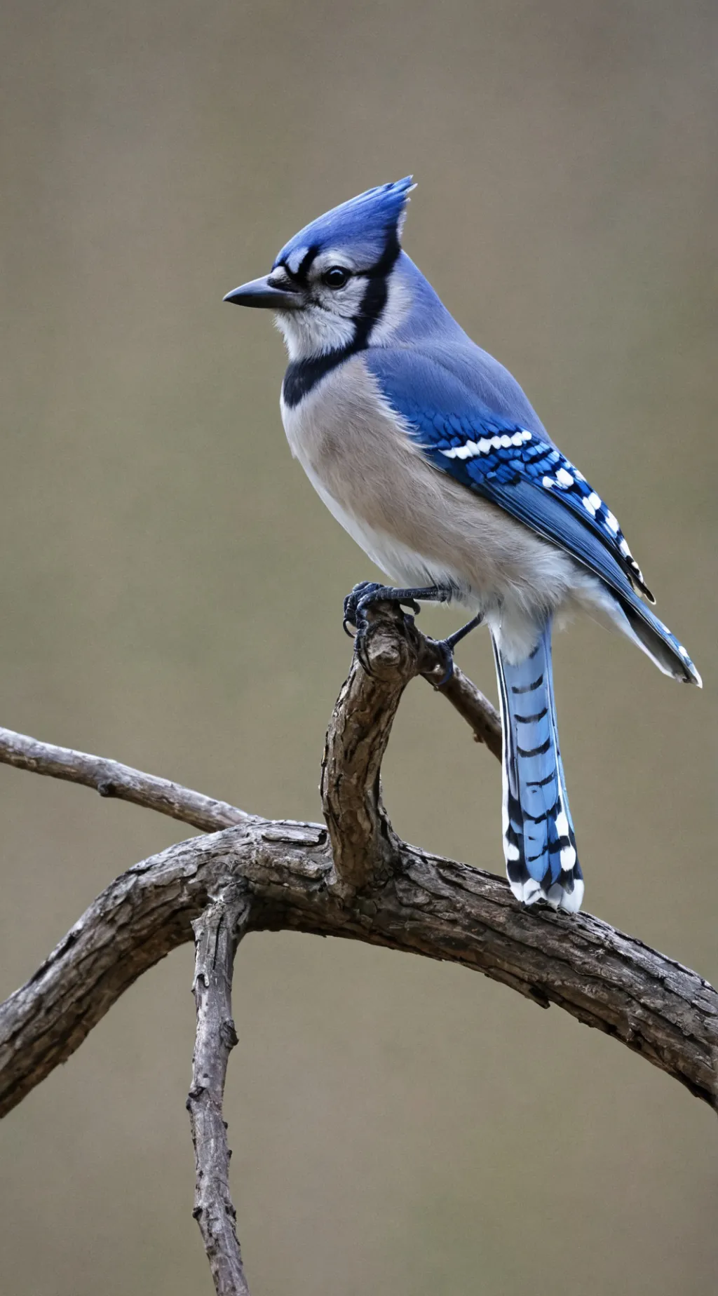 ai character: Blue jay background