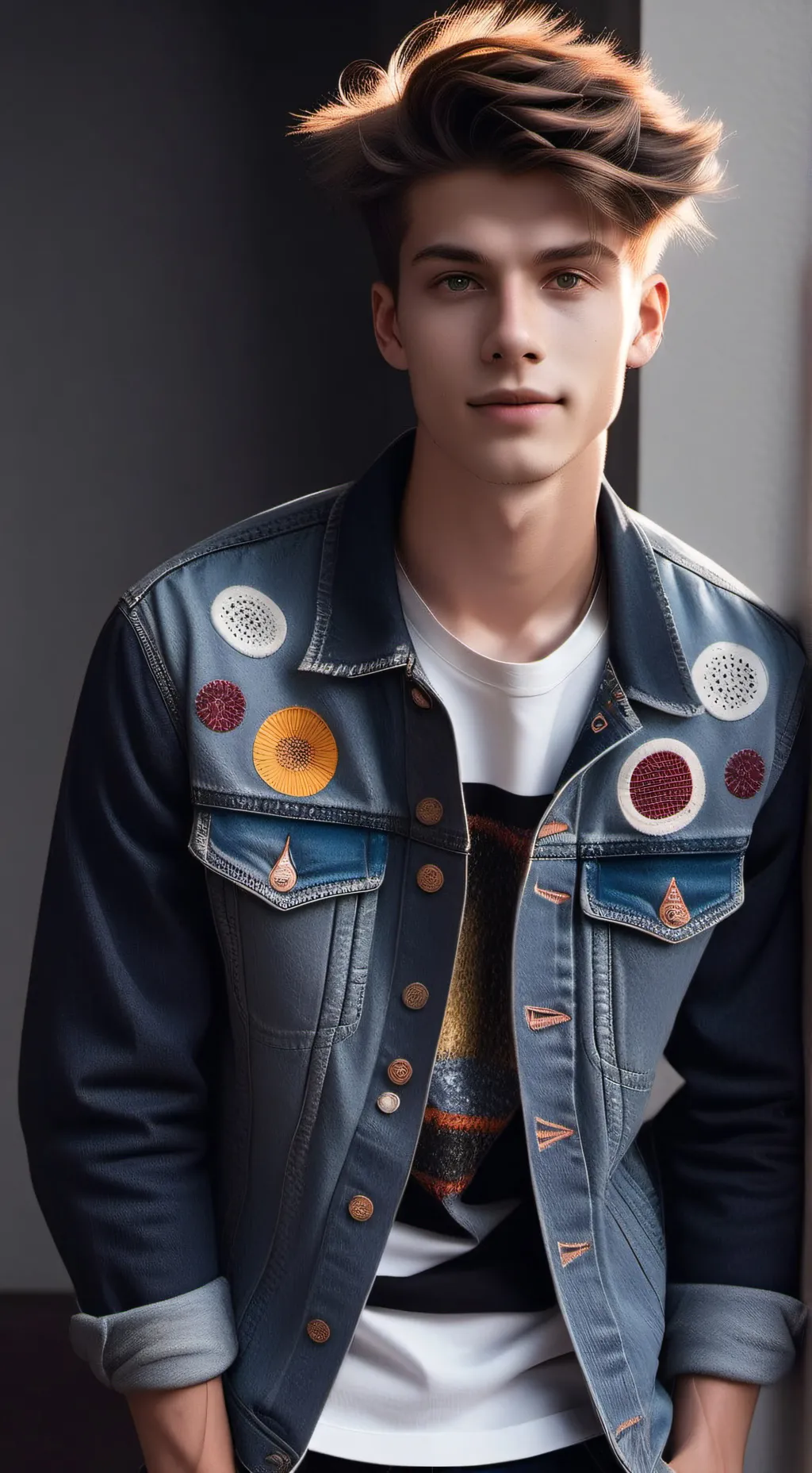 ai character: live stream  background