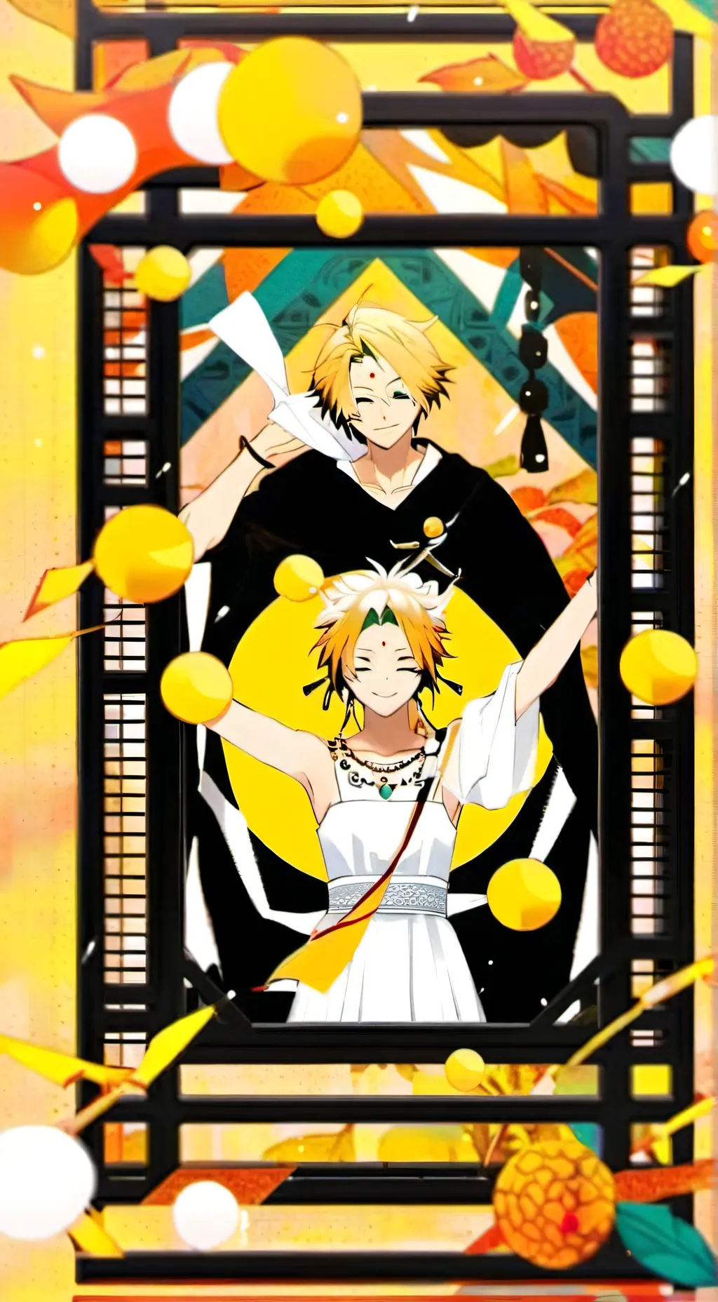 ai character: denki / unicorn 🦄 background