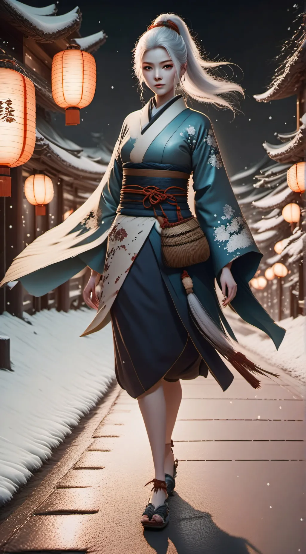 ai character: 吹雪姬 background