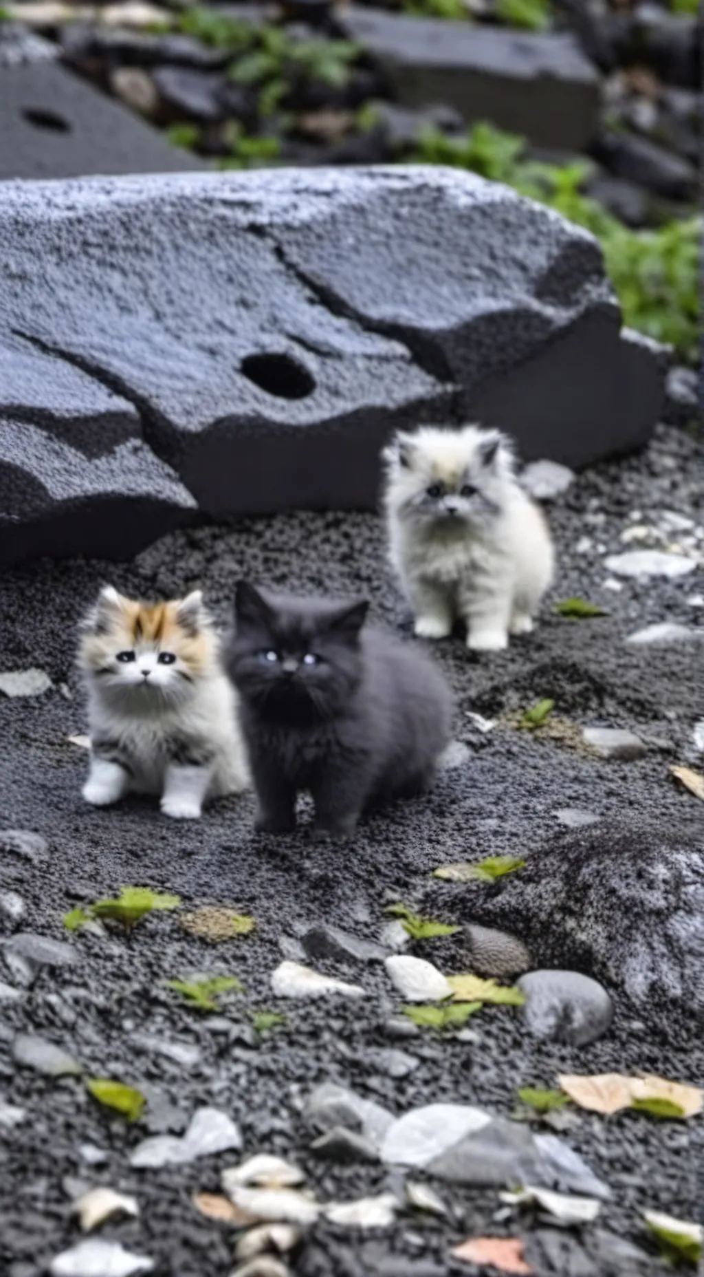 ai character: gatinnhos sofrendo background