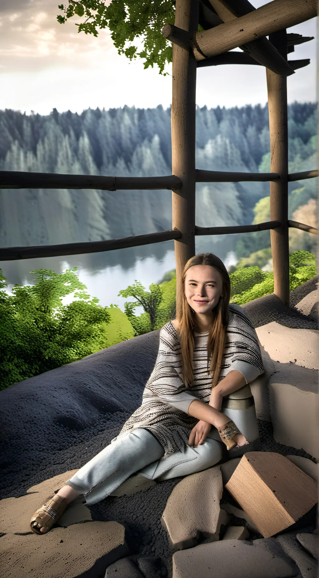 ai character: ℳℋ𝒜  background