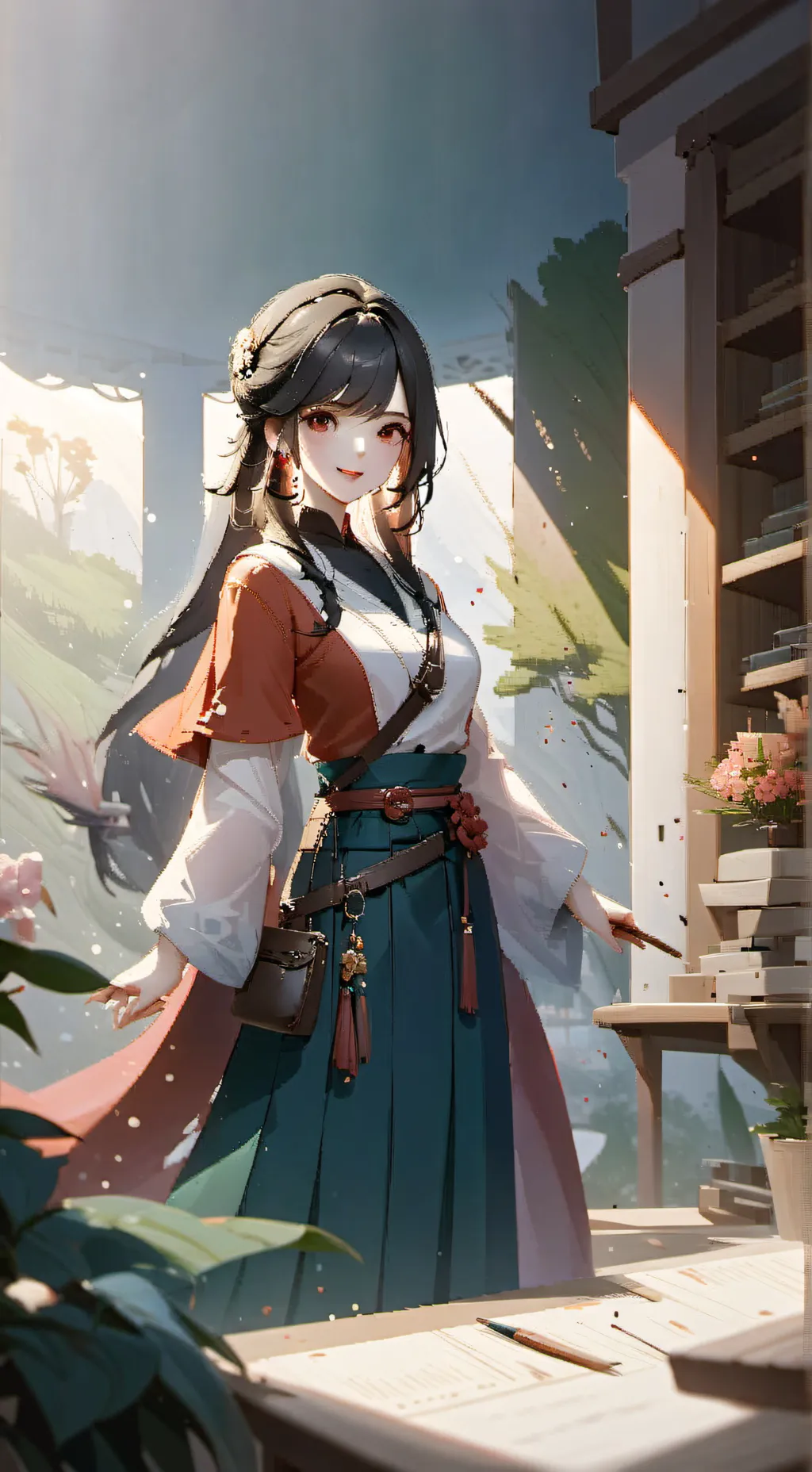 ai character: Kelly  background