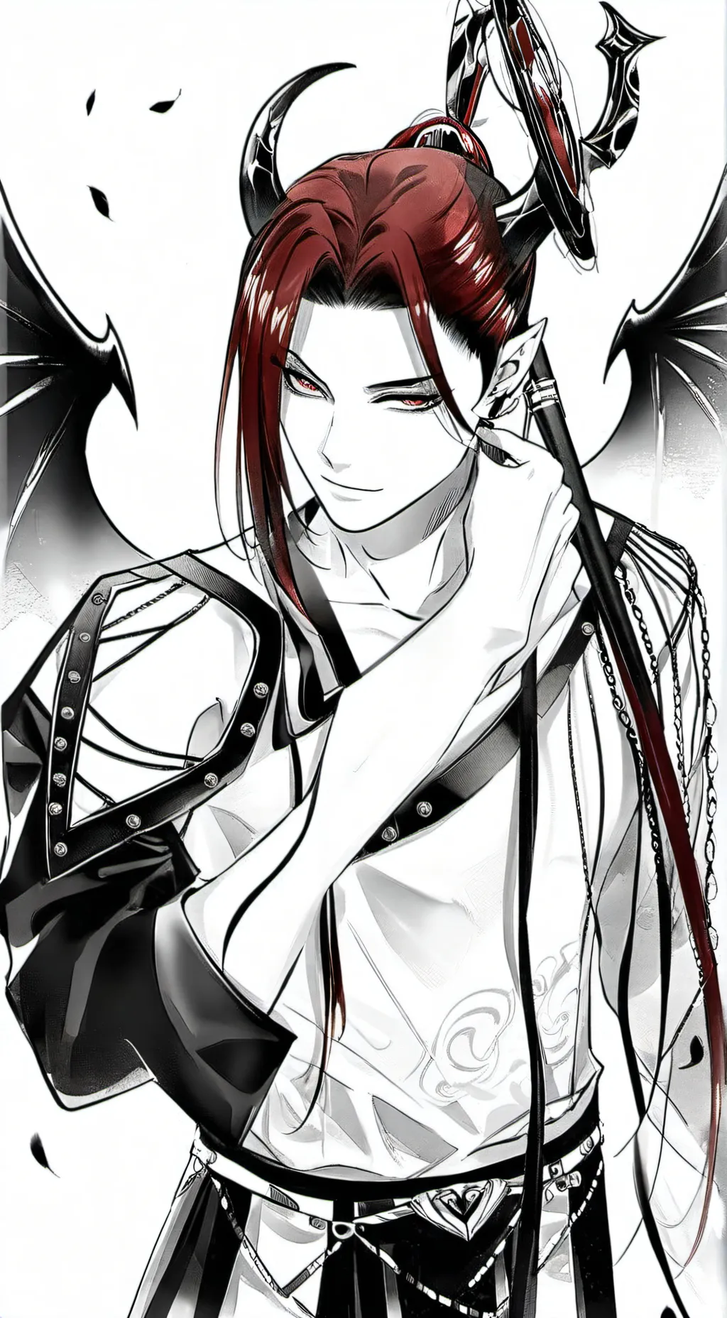 ai character: Hyunjin  background