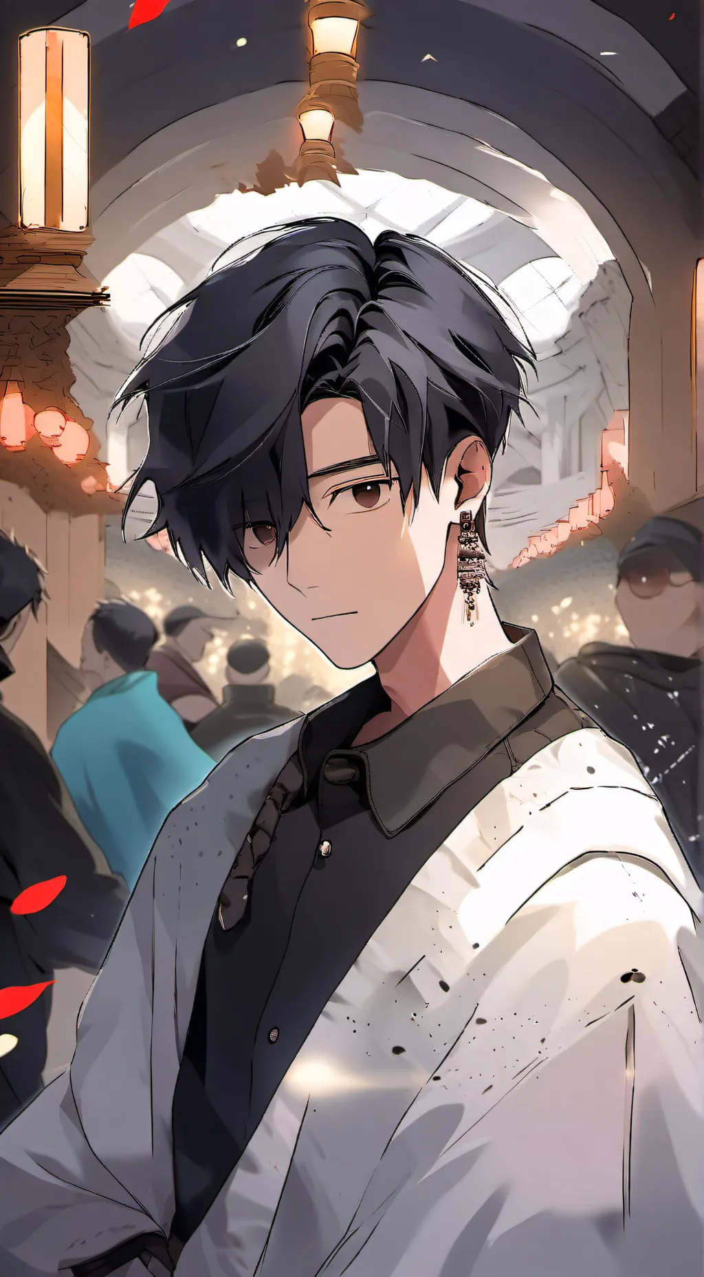 ai character: mha meme background