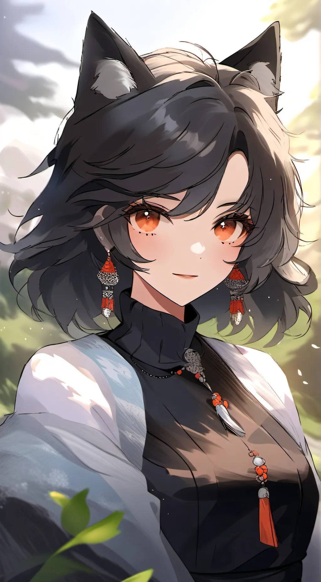 ai character: NAOMI  background