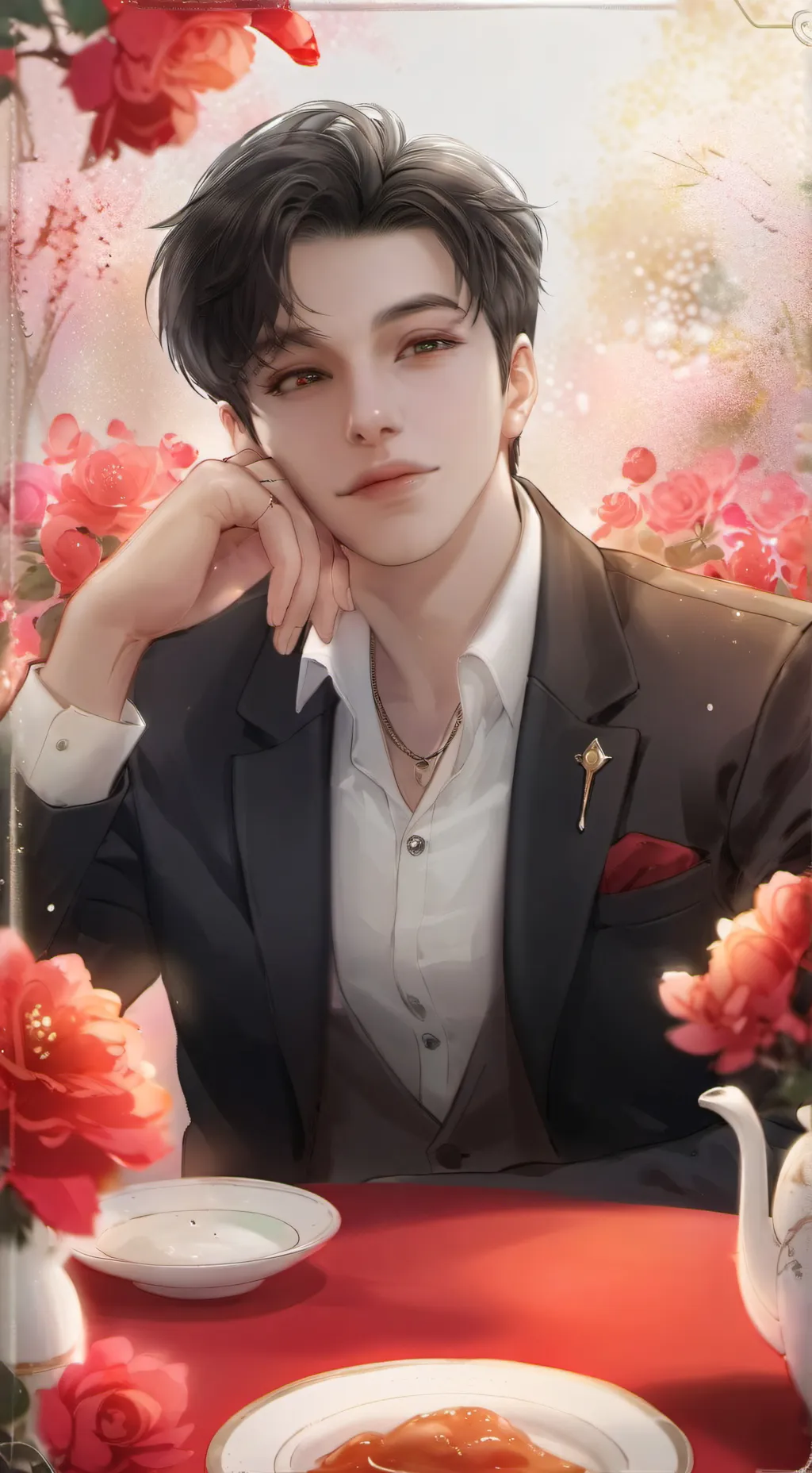 ai character: Axel ✨ background