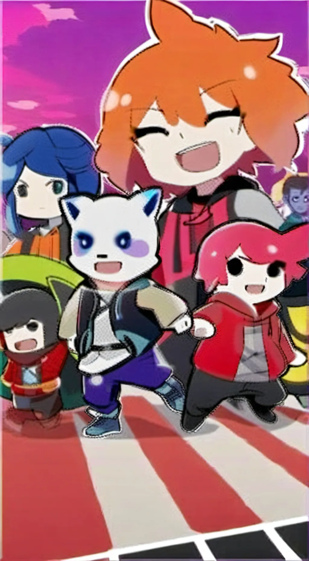 ai character: turma da batatinha background