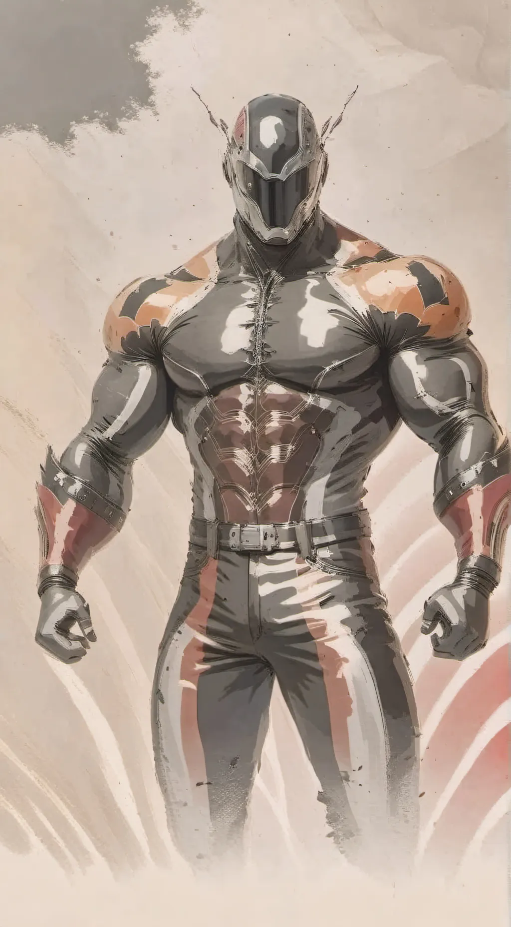 ai character: Masculinity Suit background