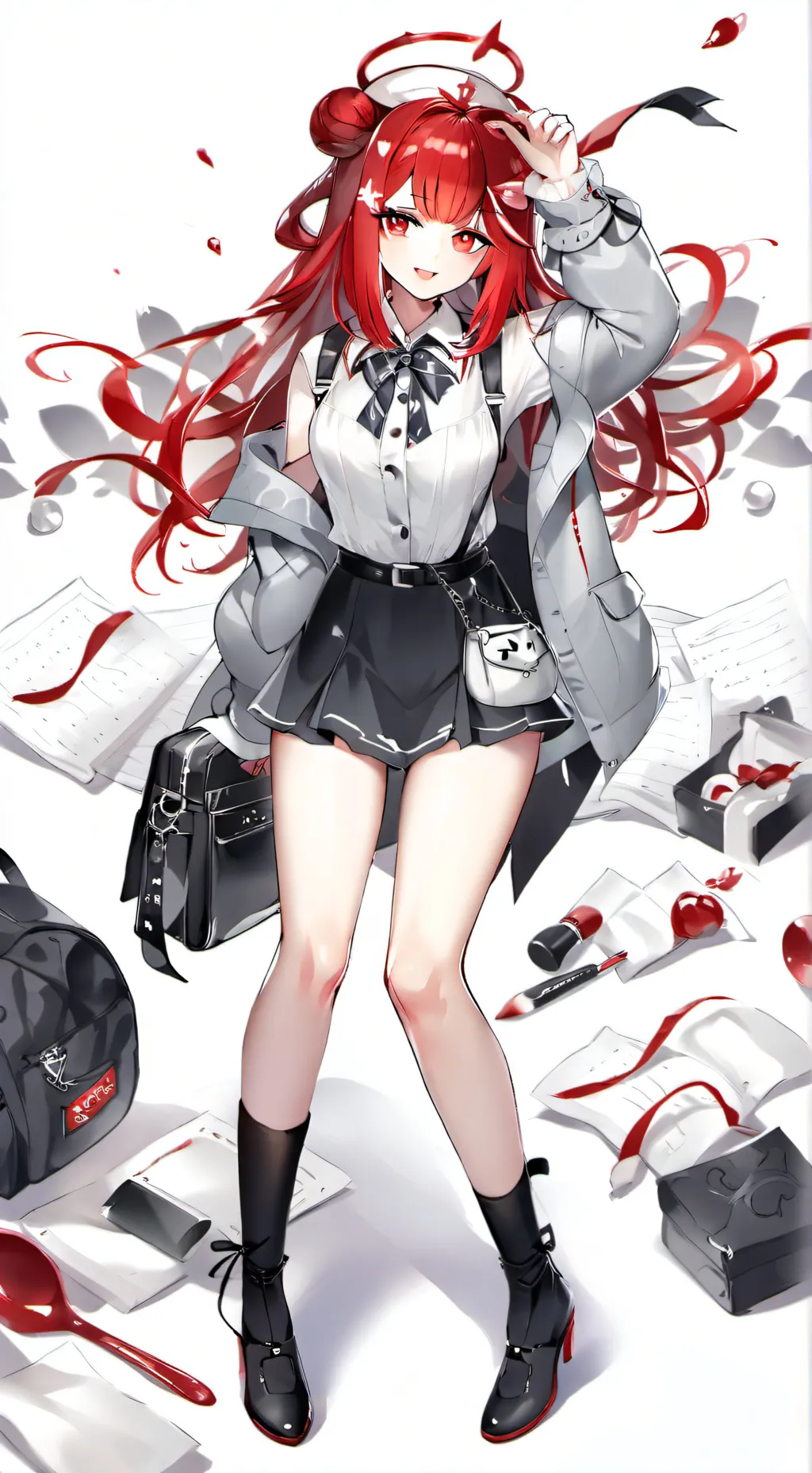 ai character: ℍ𝔸ℤ𝔼𝕃 background