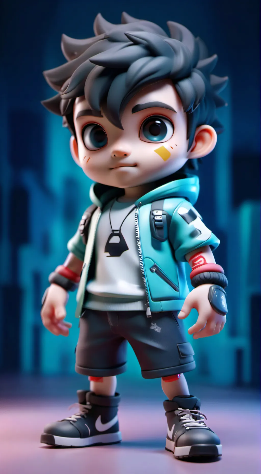 ai character: austin background