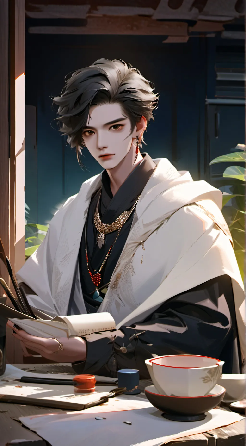 ai character: Lucas background