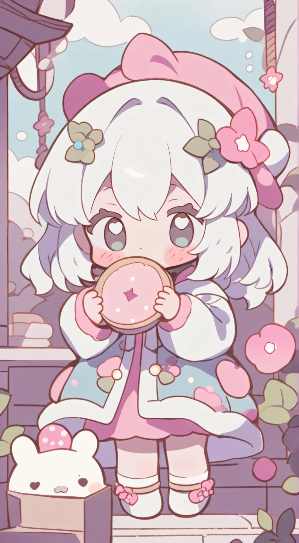 ai character: Bibi💖👼 background