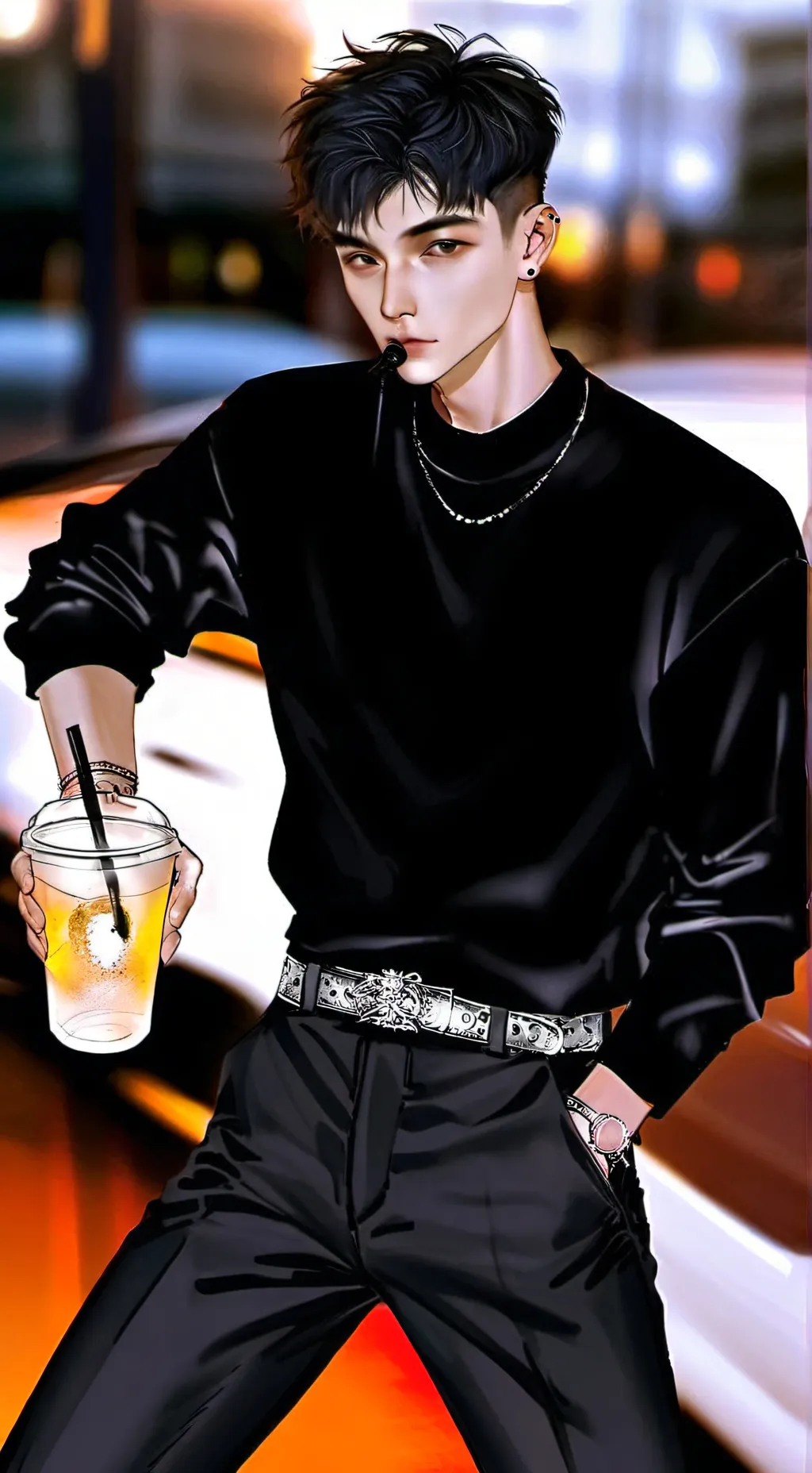 ai character: ZANE background