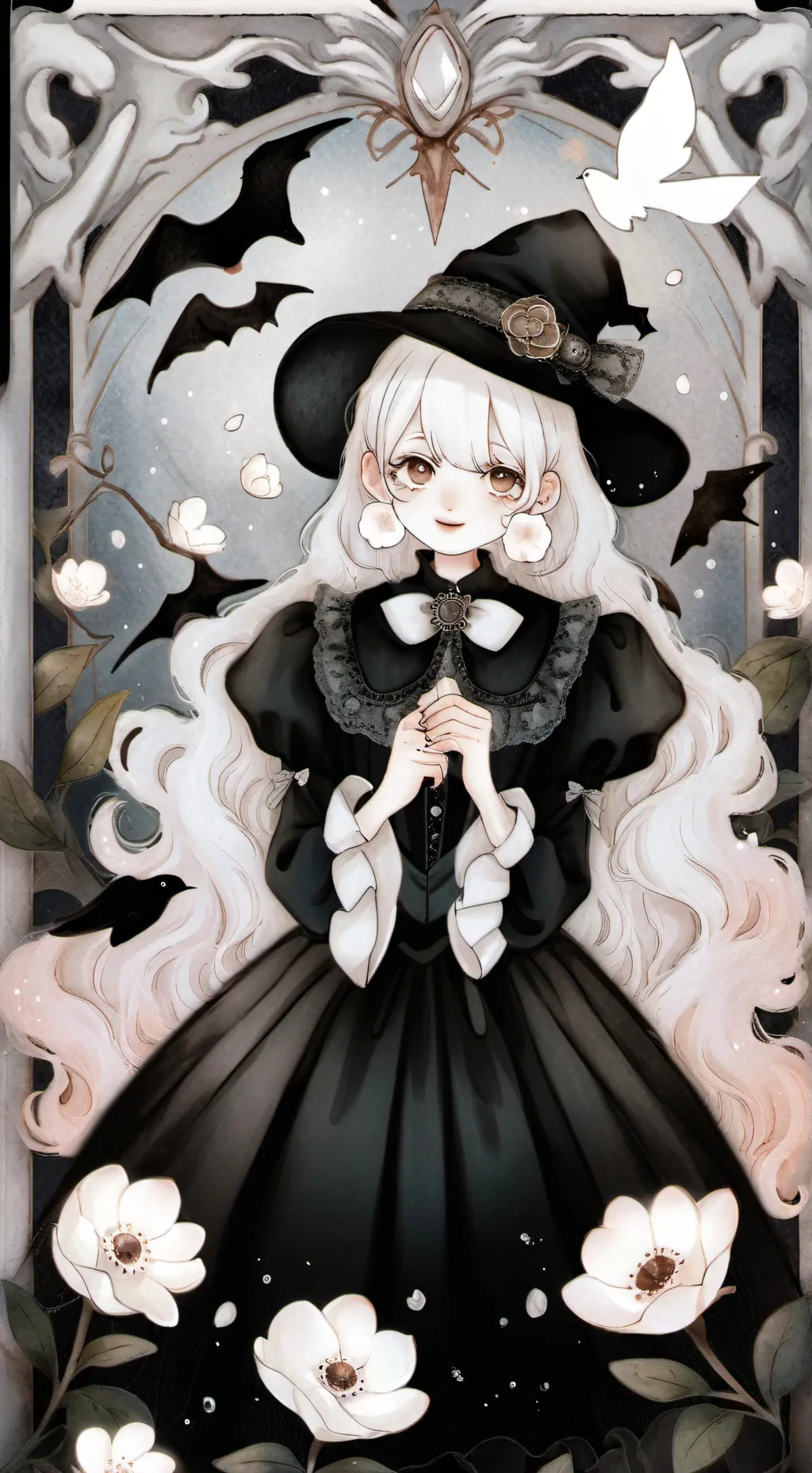 ai character: MD x Dw x Crk background