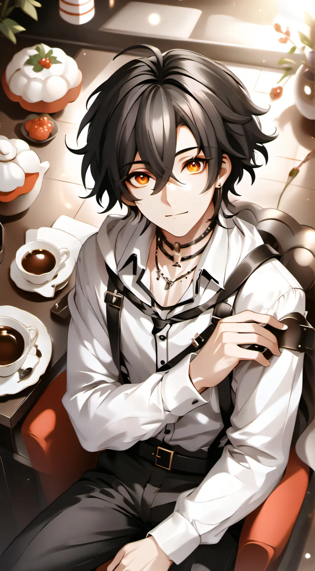 ai character: Saxon background