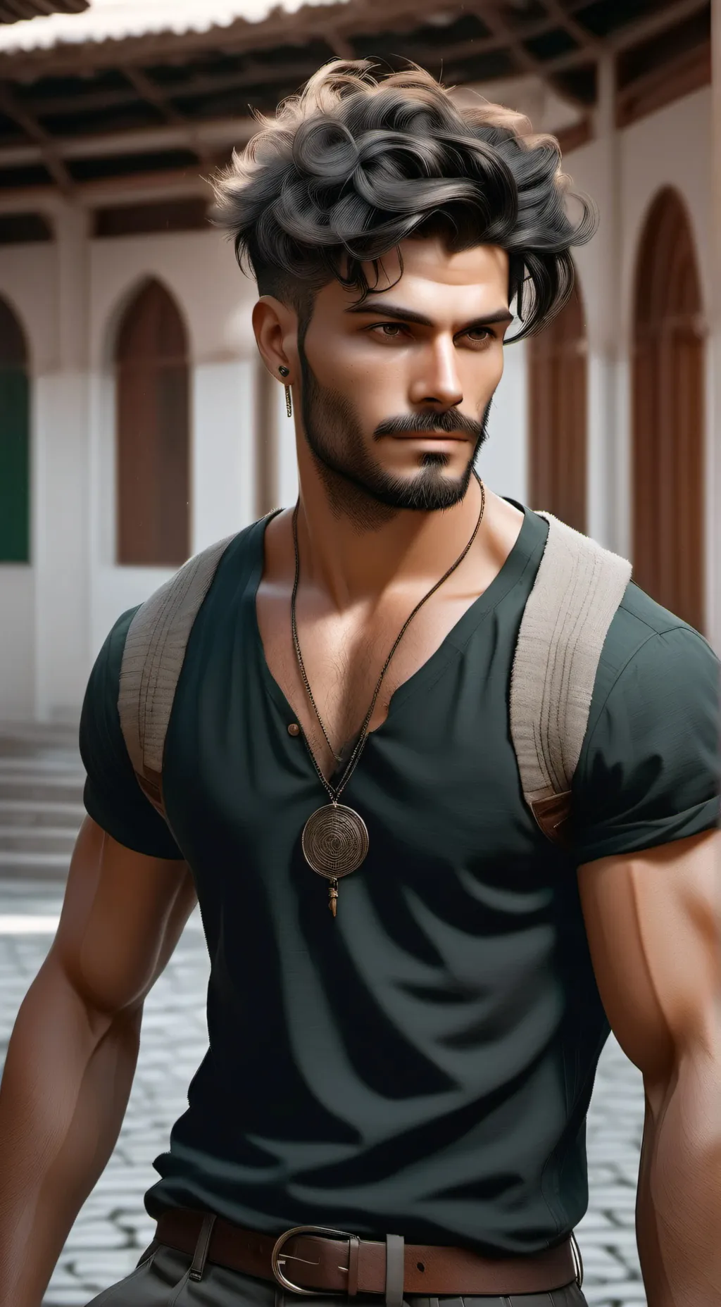 ai character: andrea background