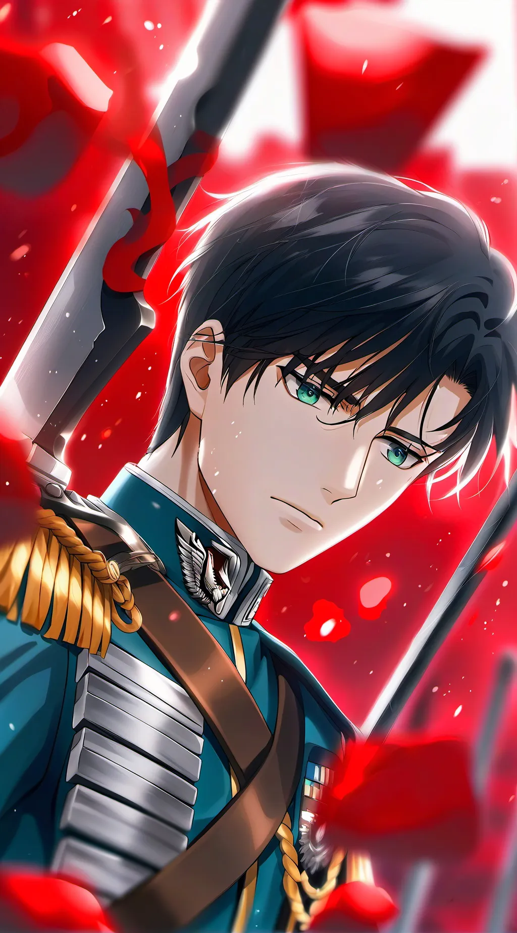 ai character: Eren Yeager background