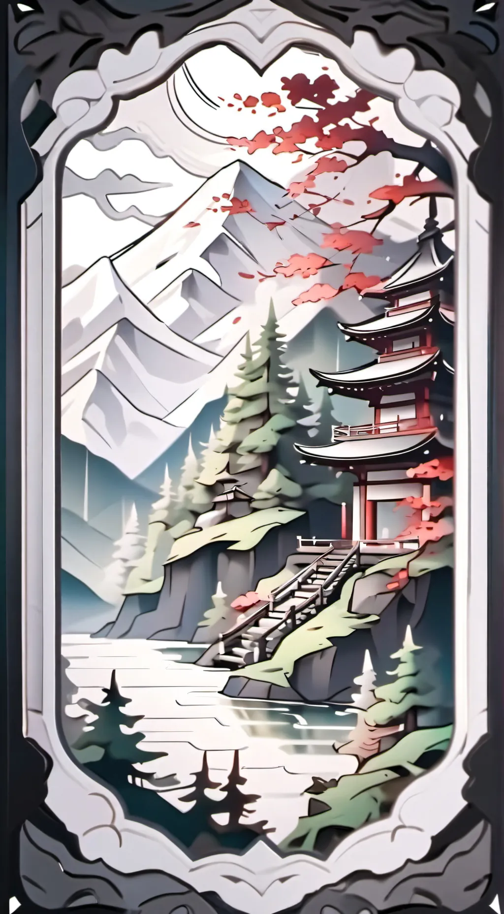 ai character: Latex pool background