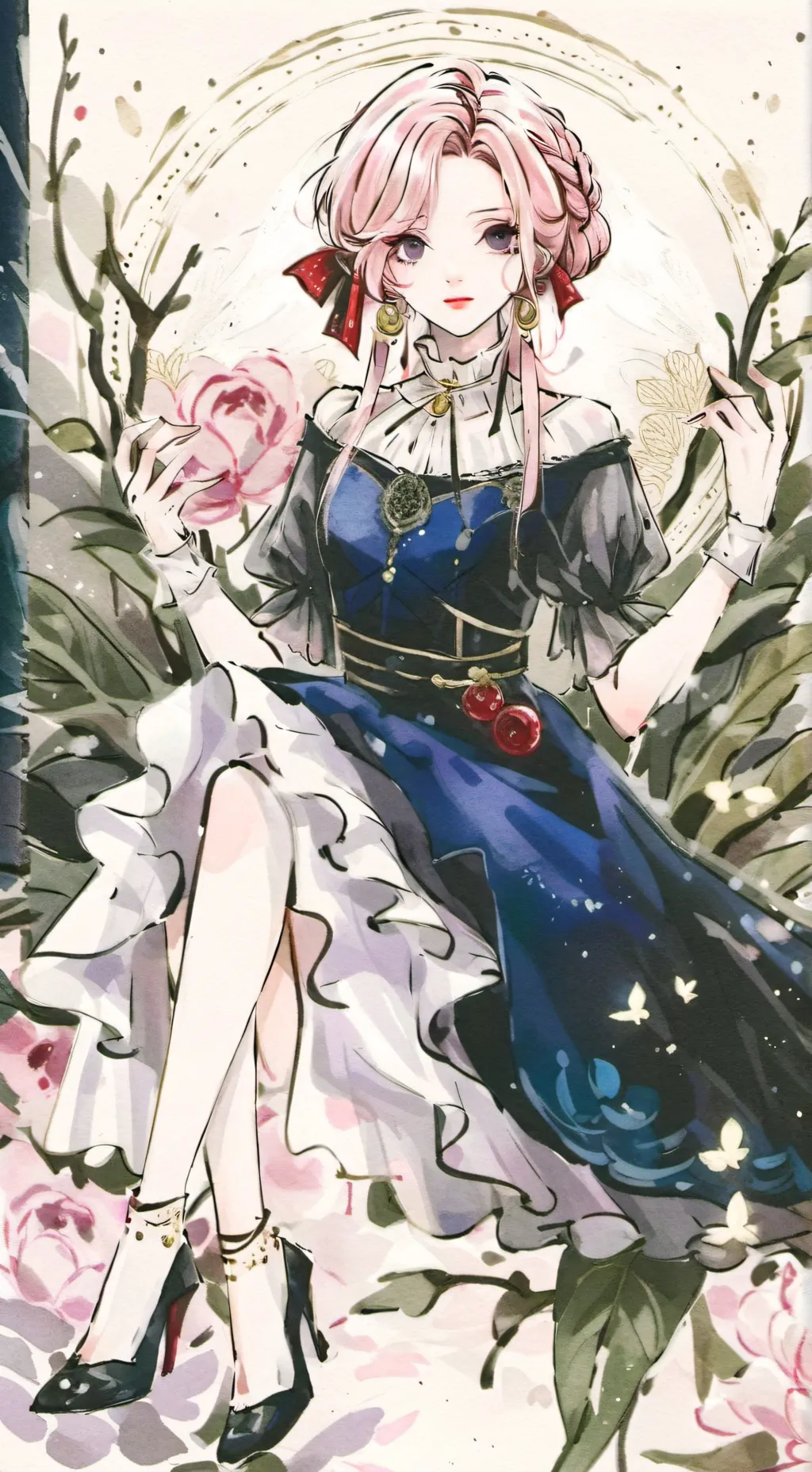 ai character: Luna background