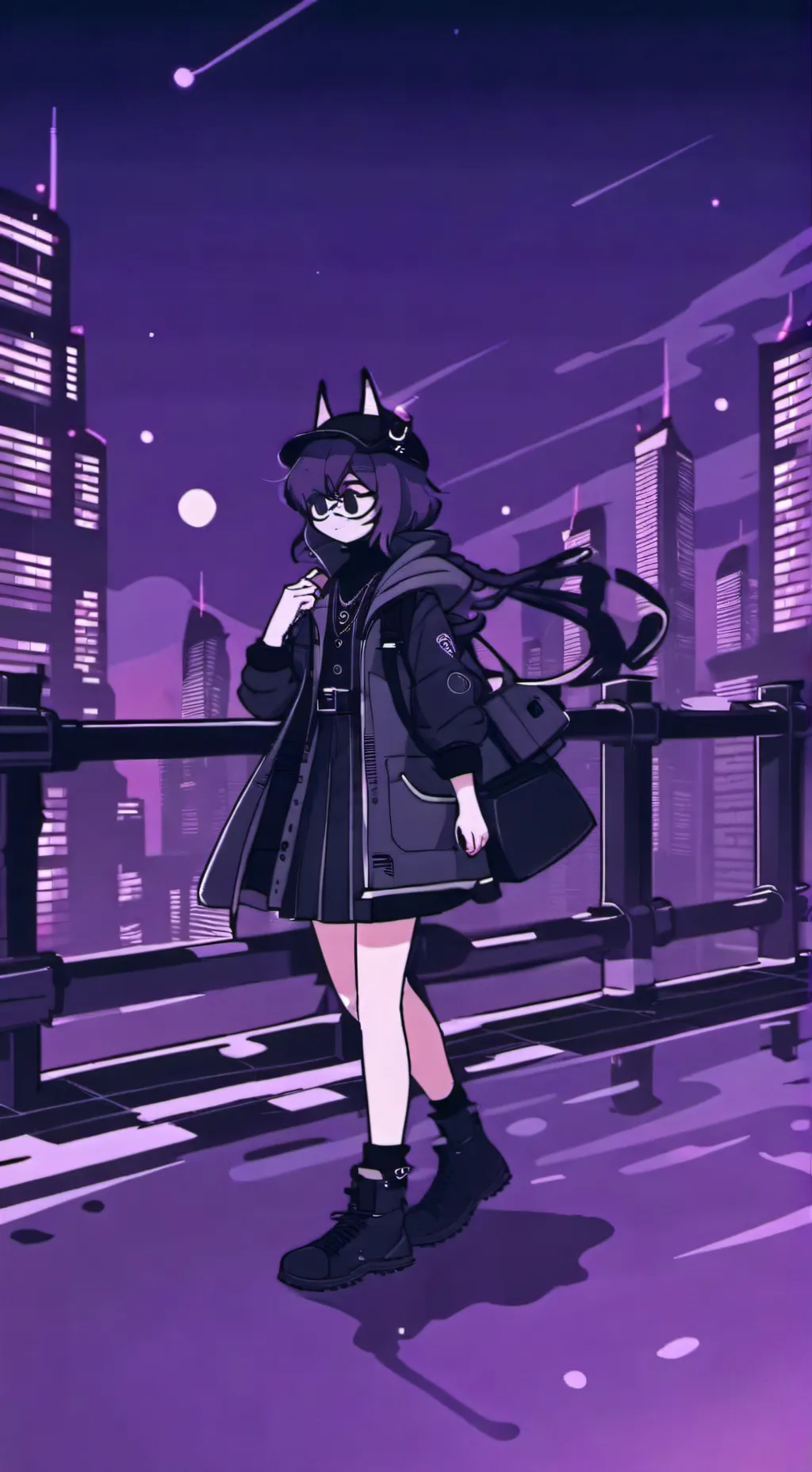 ai character: Uzi background