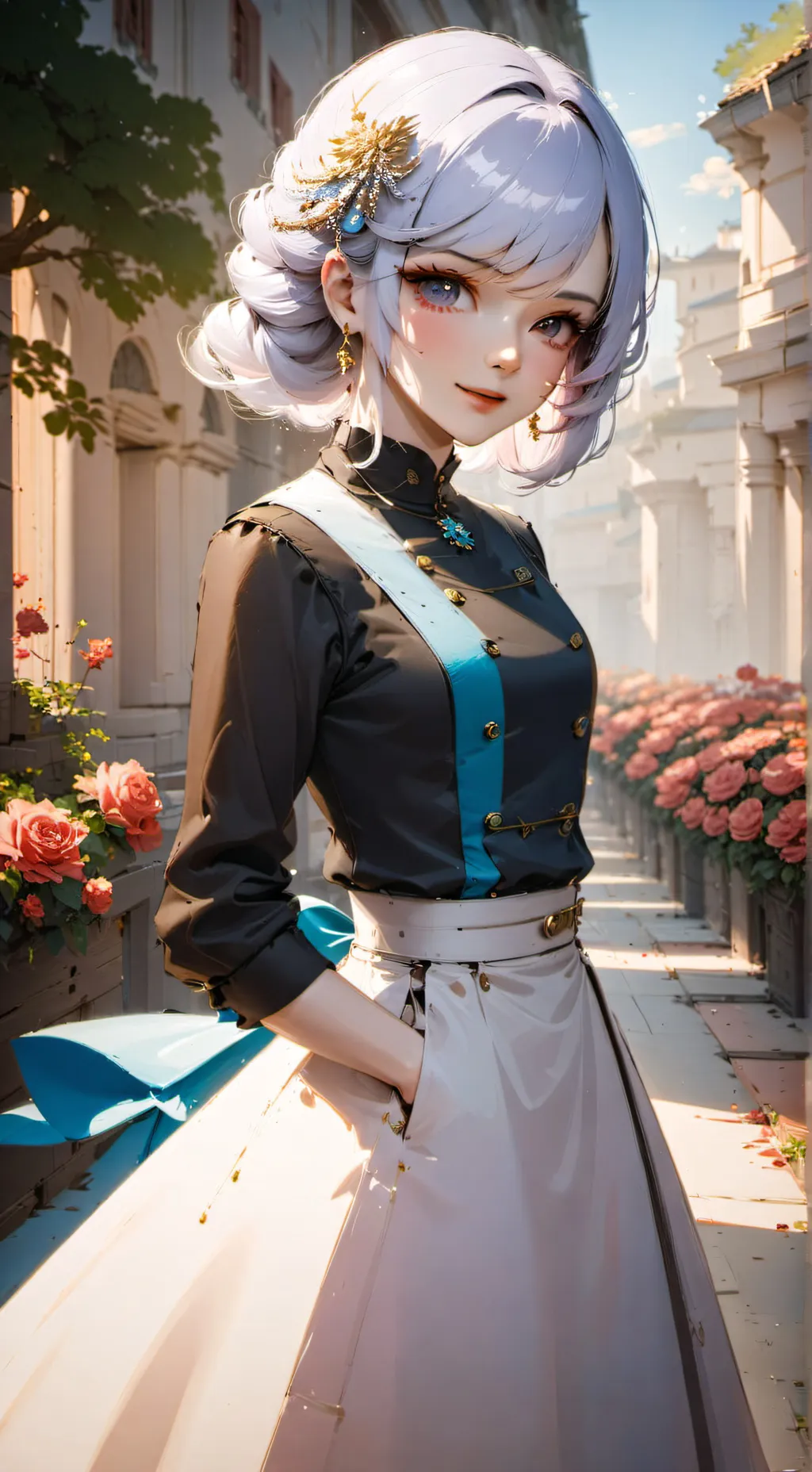 ai character: Marie background