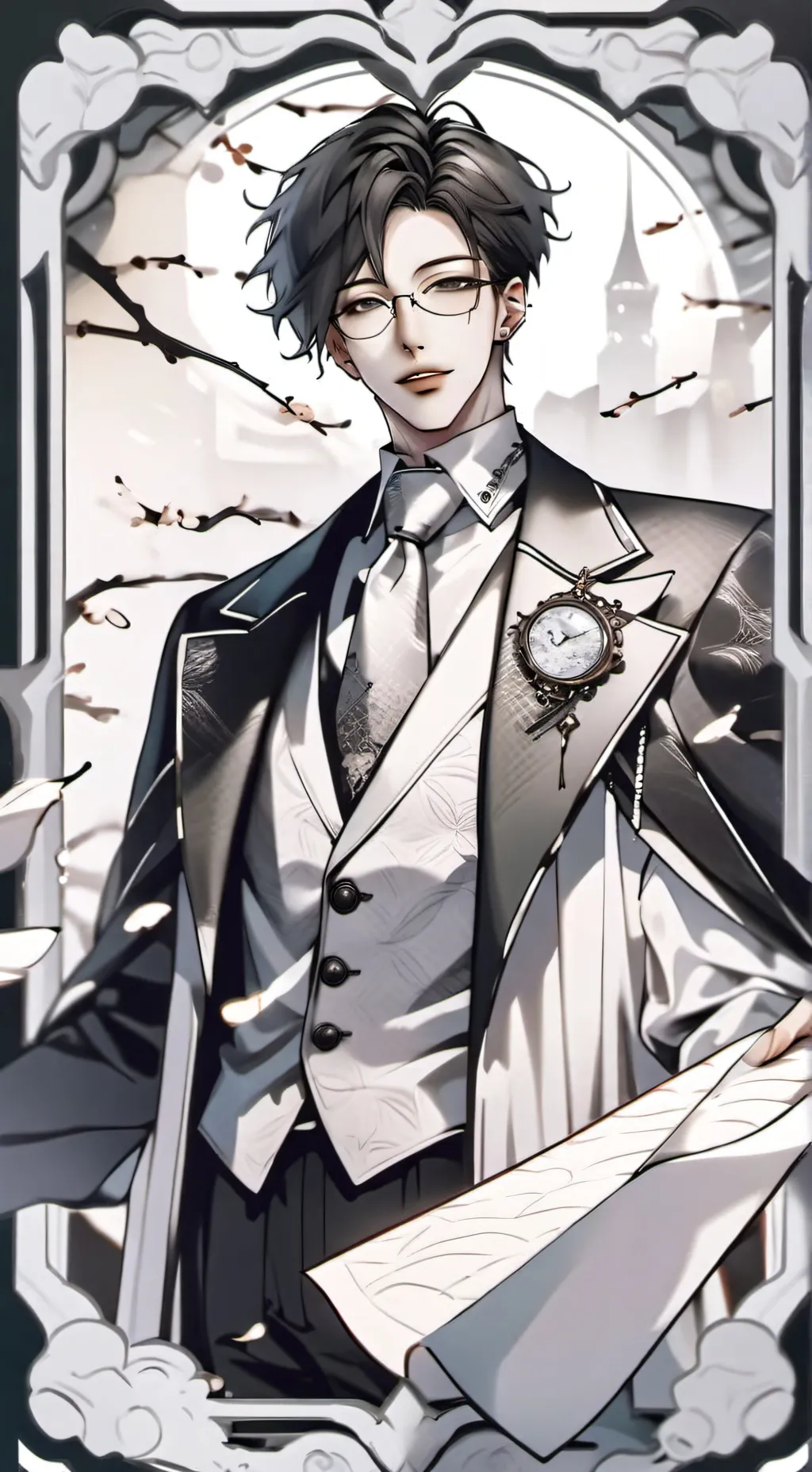 ai character: Moritz Zander  background