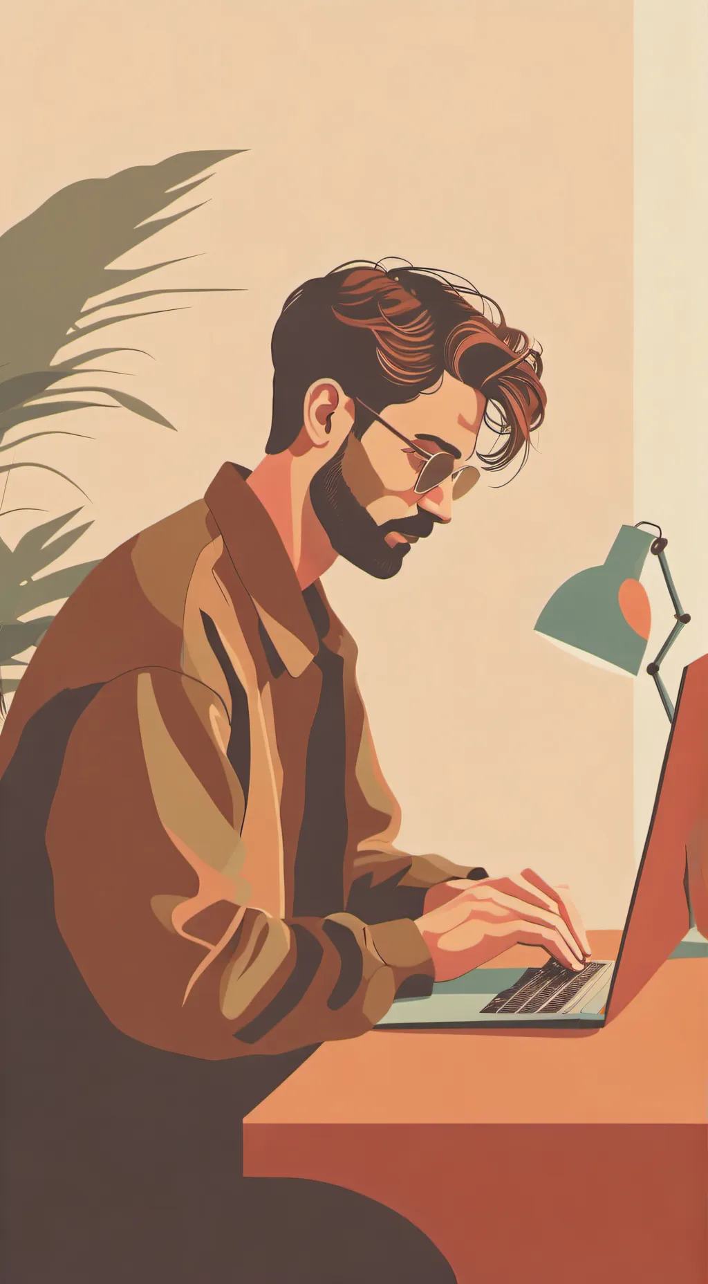 ai character: q&a stream background