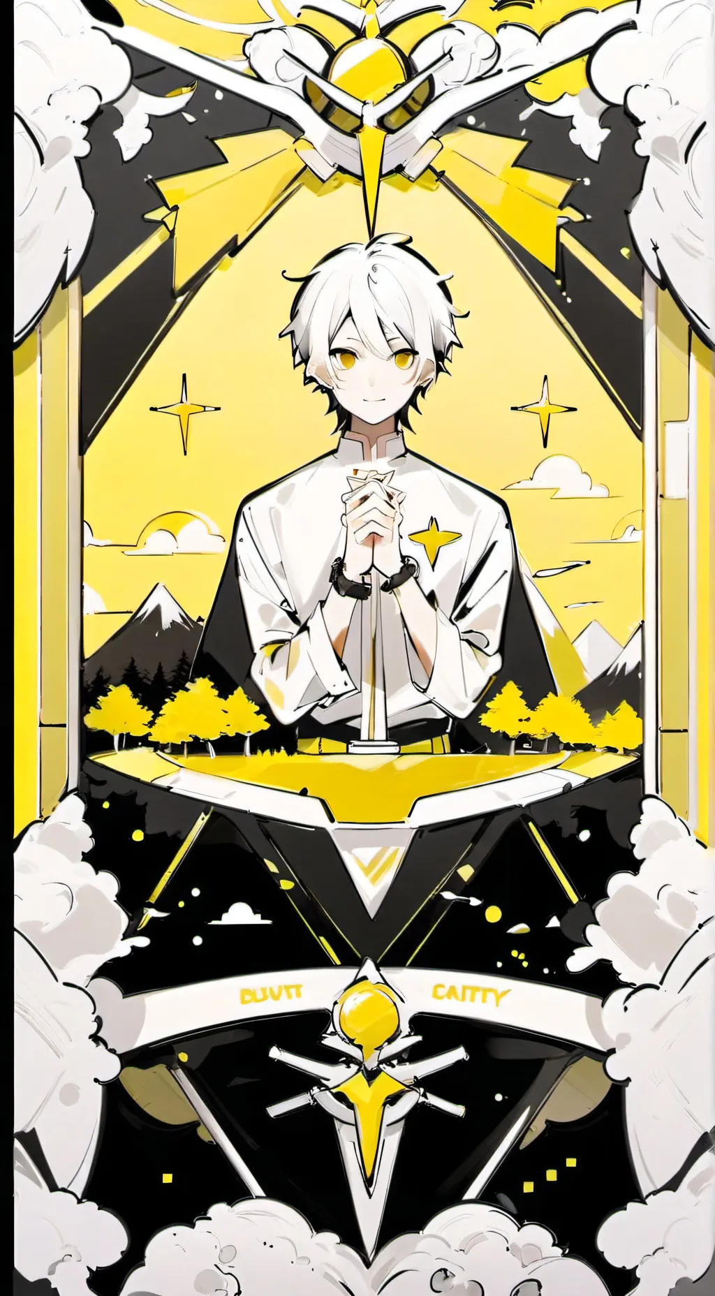 ai character: Black malvado  background