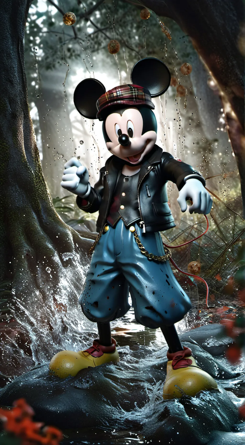 ai character: rap battle background