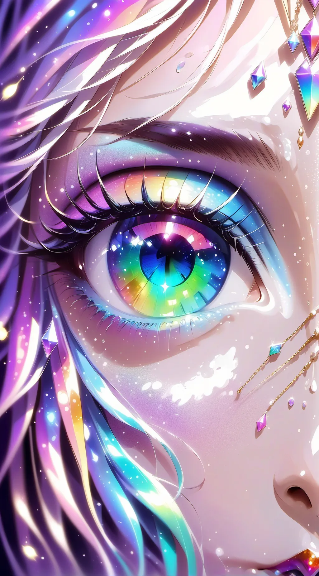 ai character: eye power  background