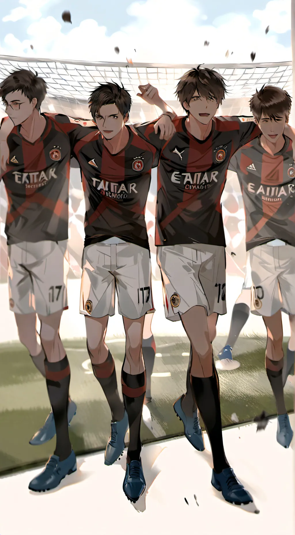 ai character: Bluelock 1v11 background