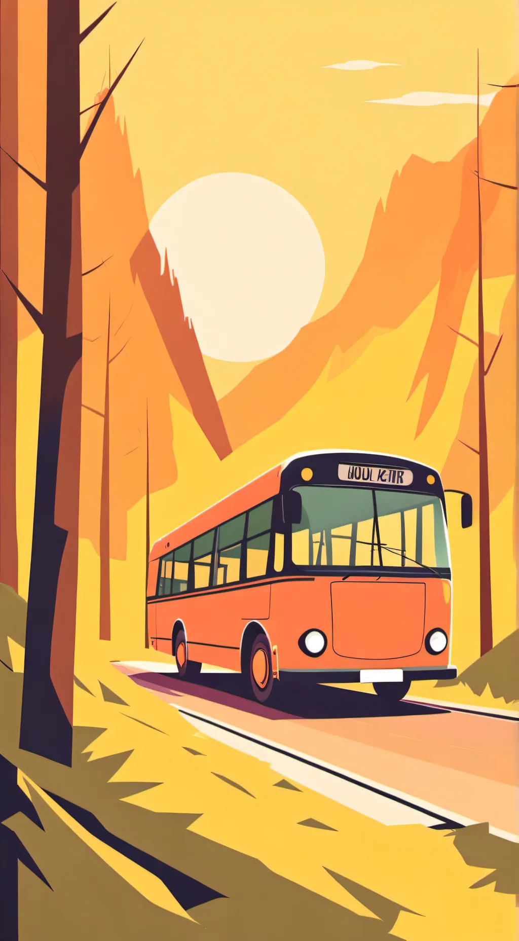 ai character: Mha Field trip  background