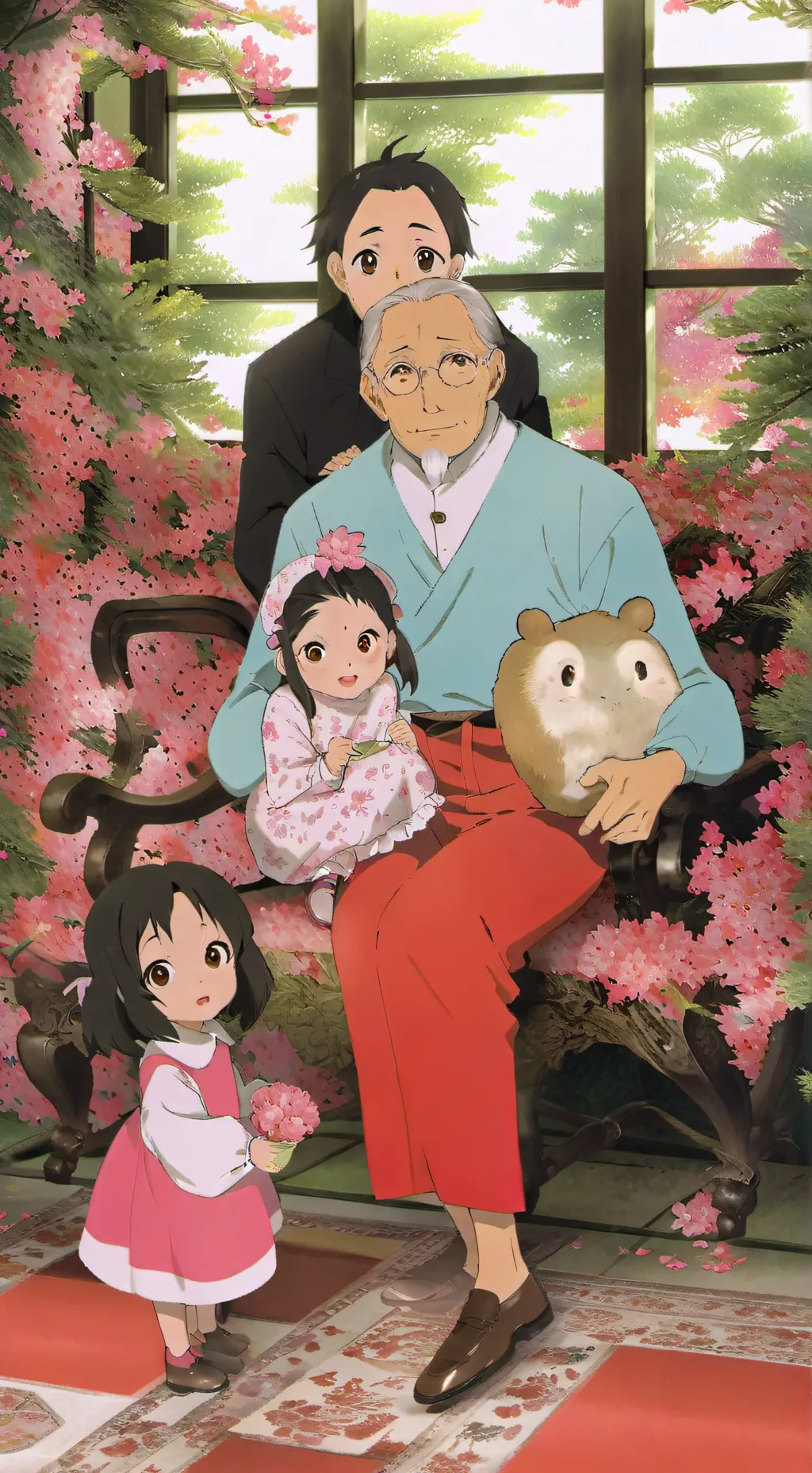 ai character: Just a normal fam background