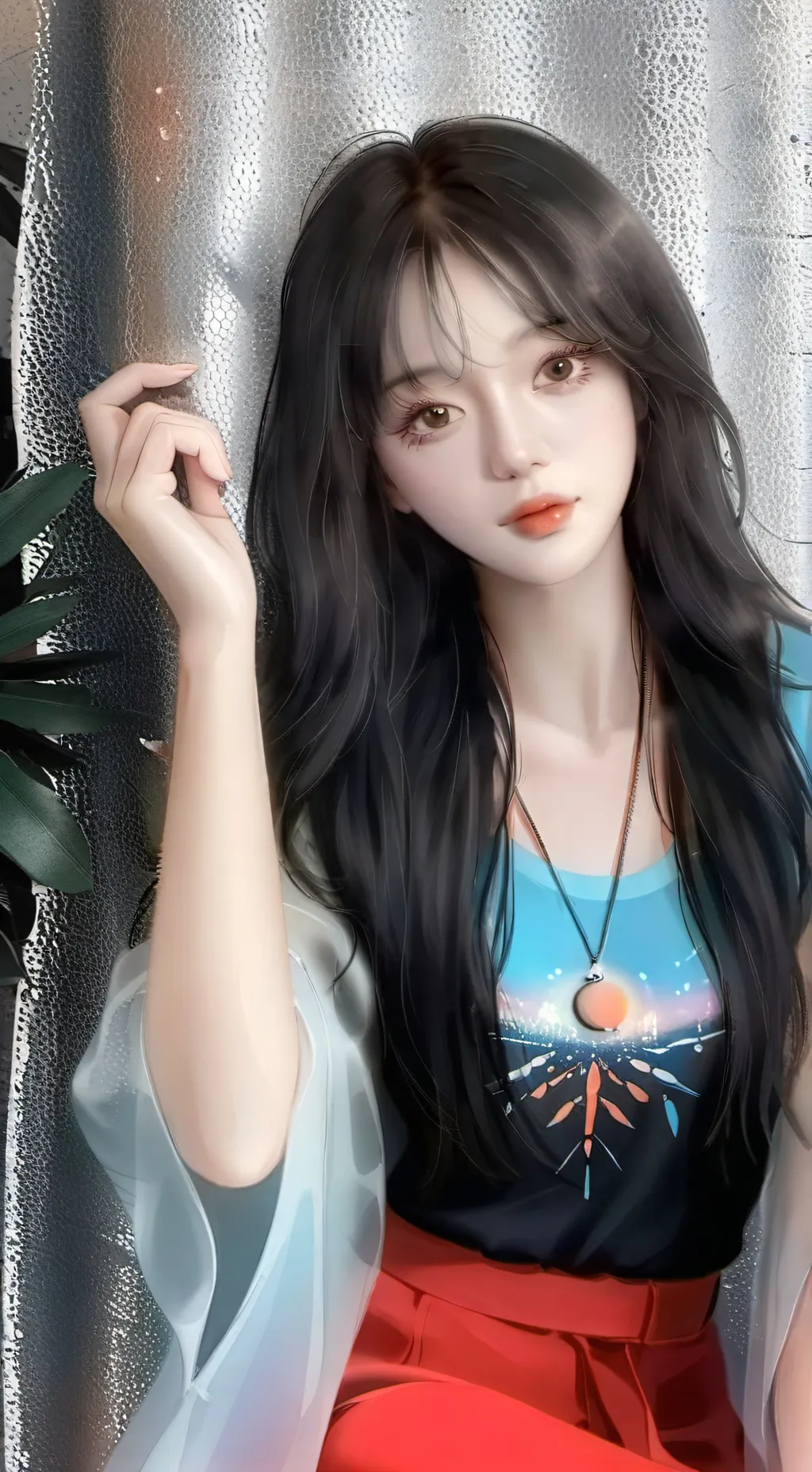 ai character: Jiyoo background