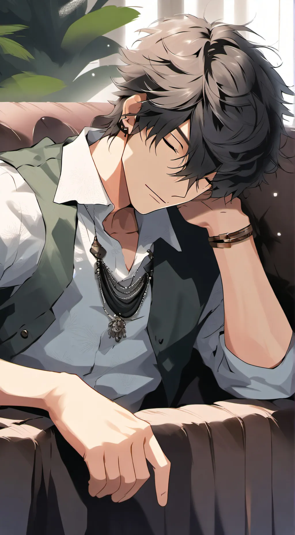 ai character: mha sleep deprived background