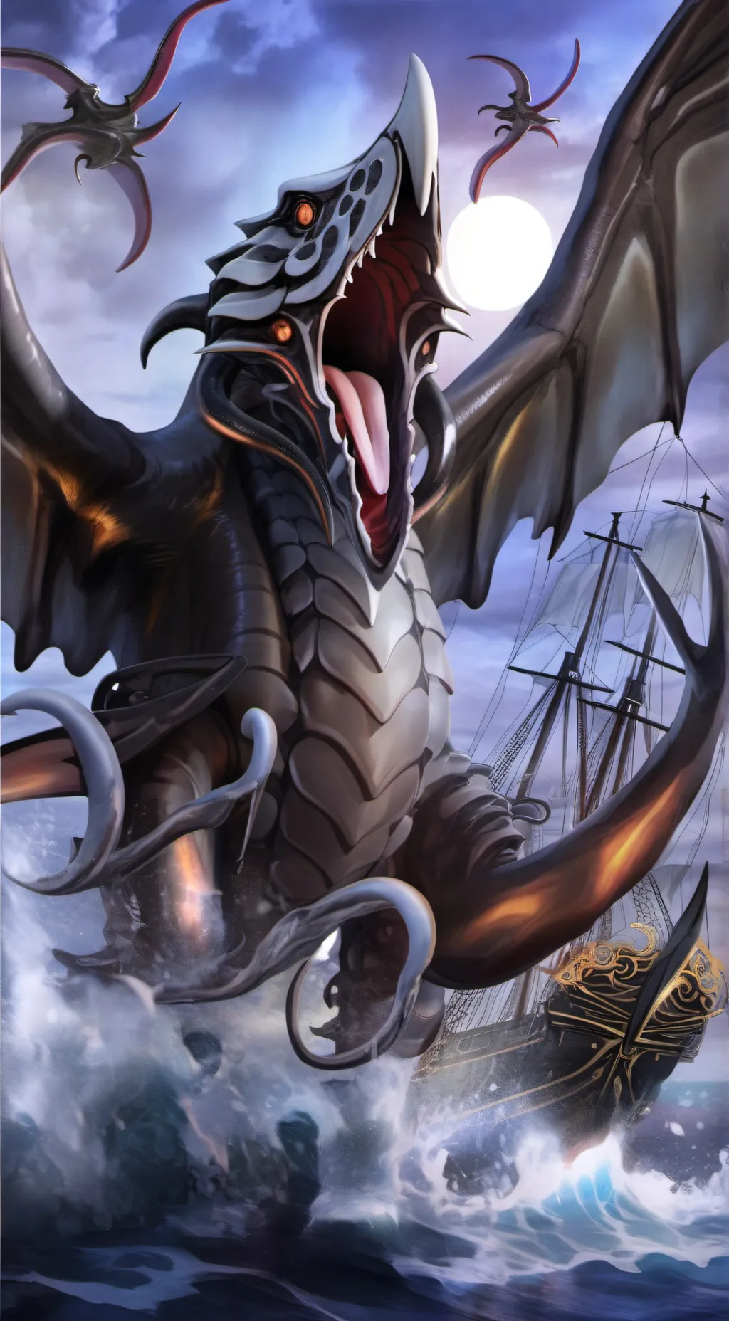 ai character: kraken background