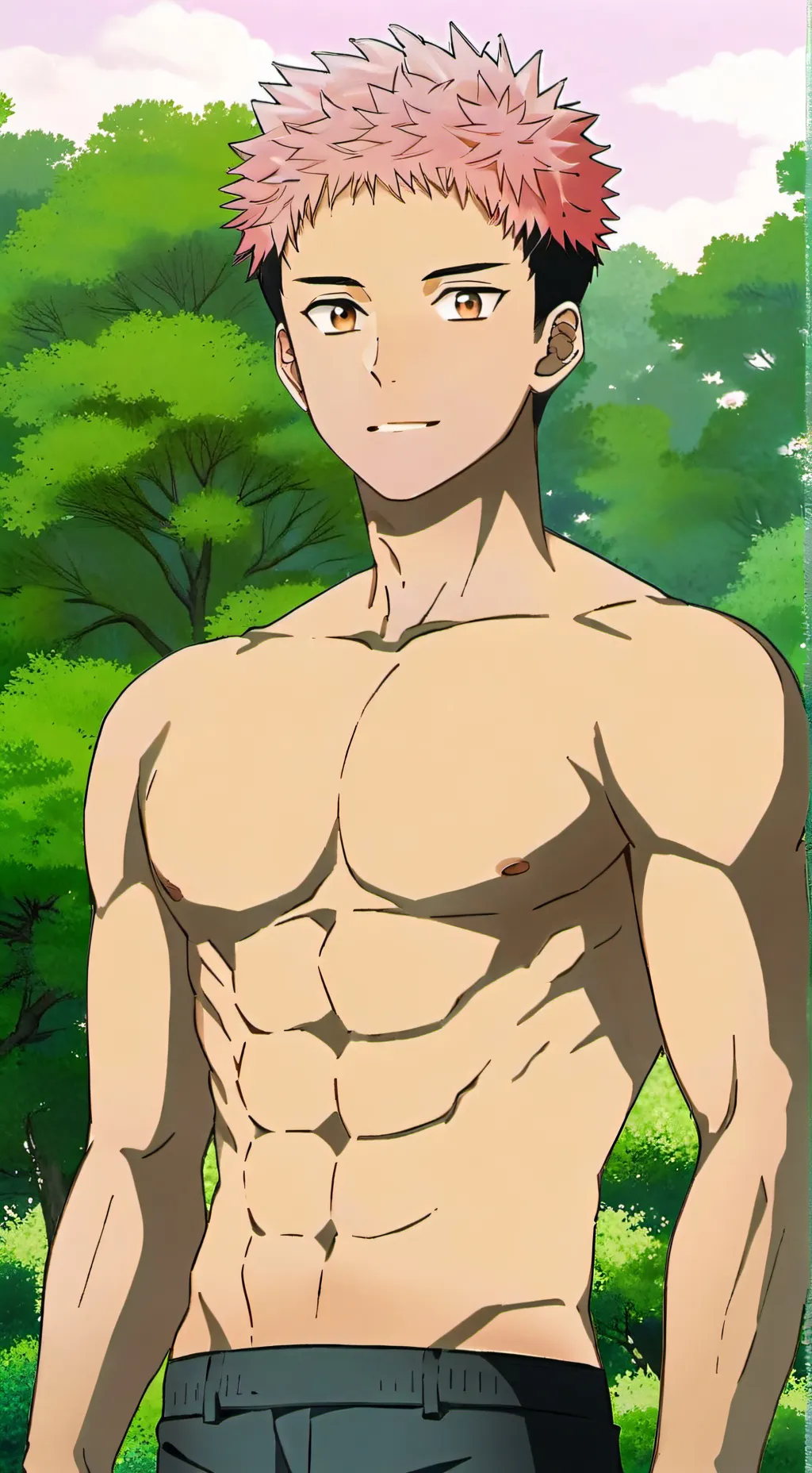 ai character: Yuuji Itadori background