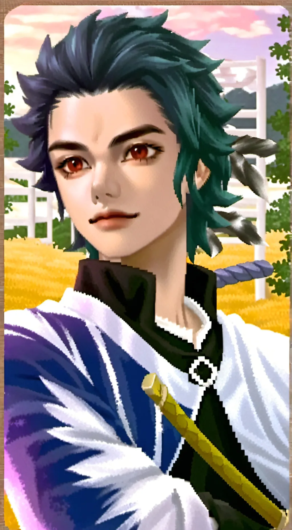 ai character: Kny doggy background