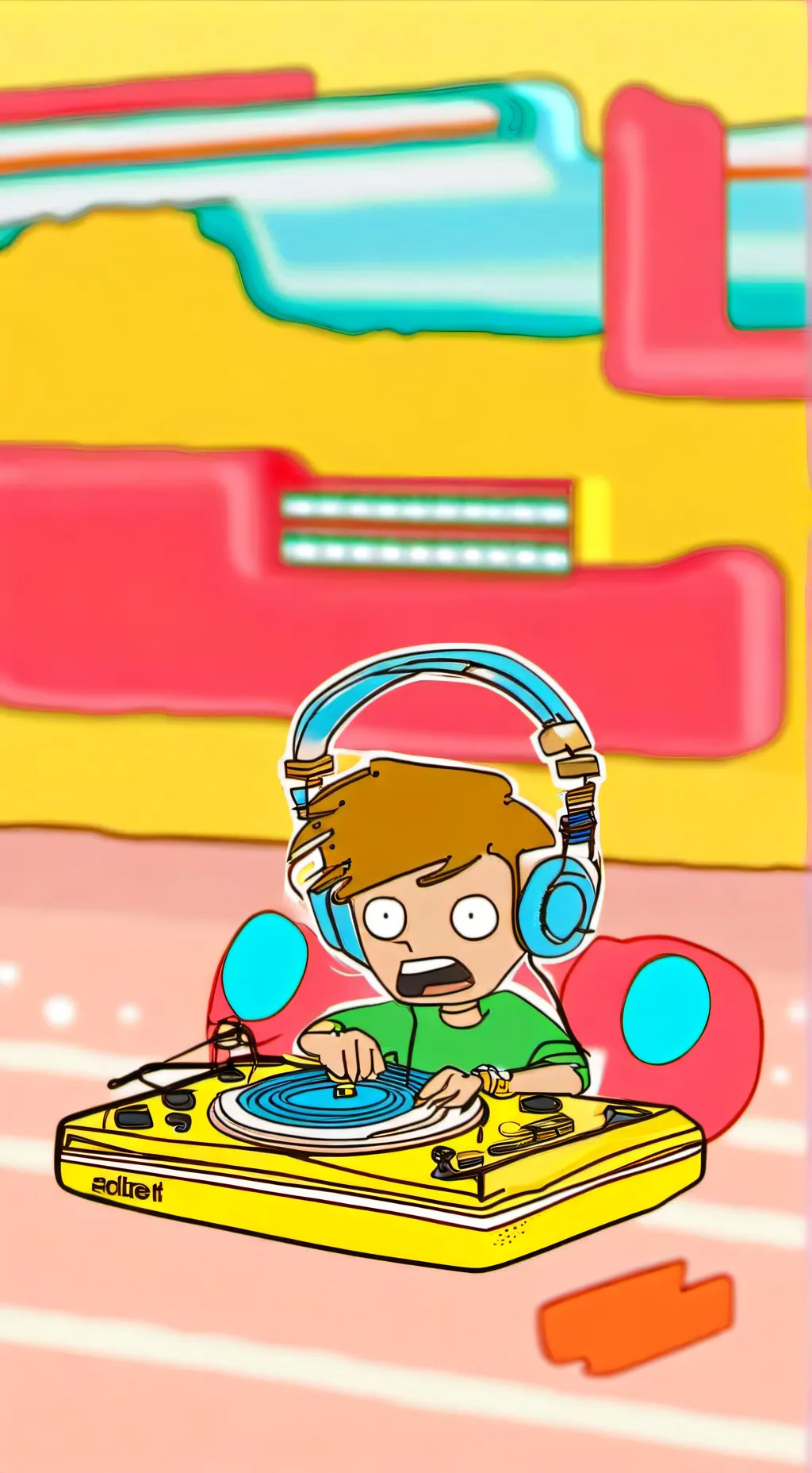 ai character: dj martin's child background