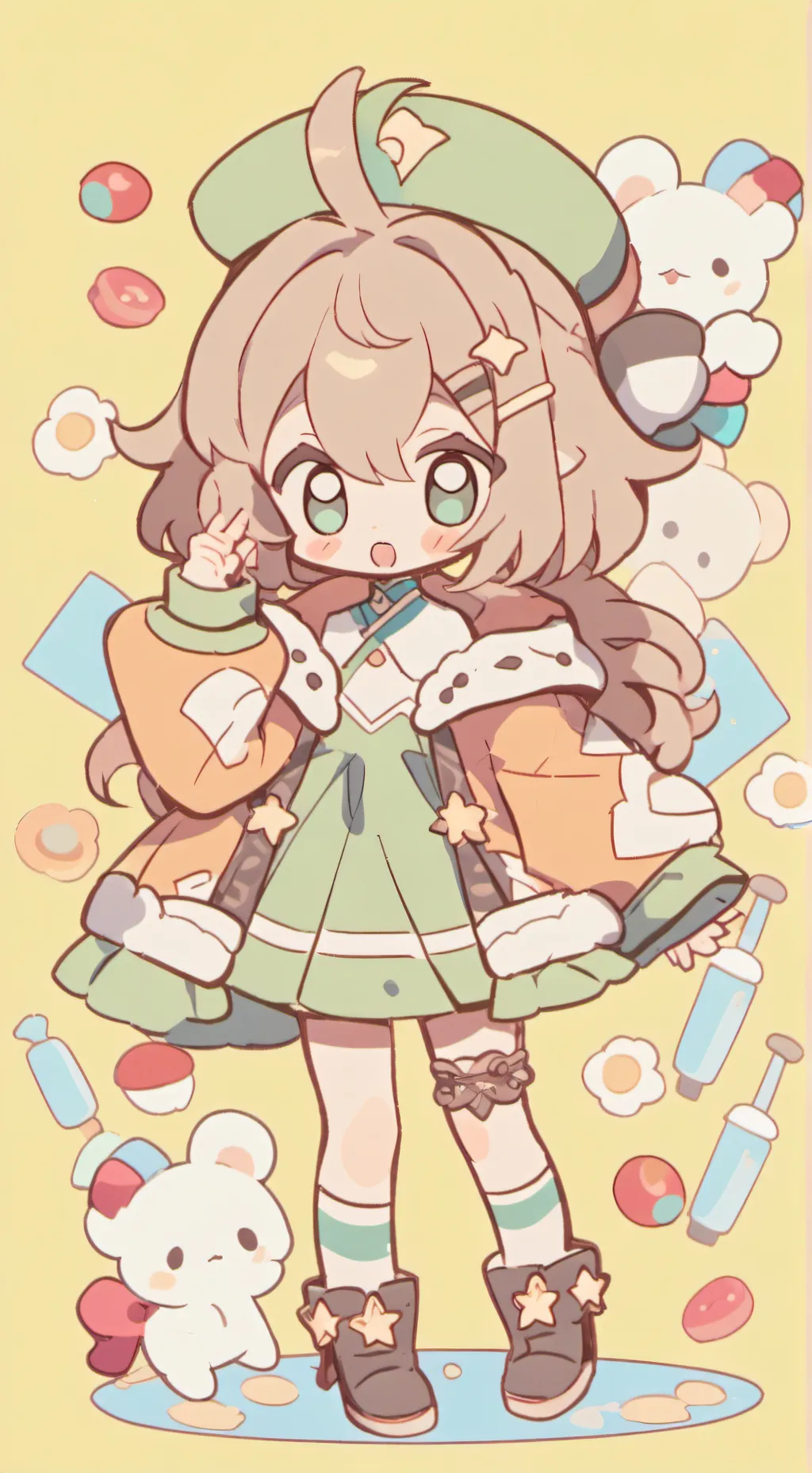 ai character: Ellie background