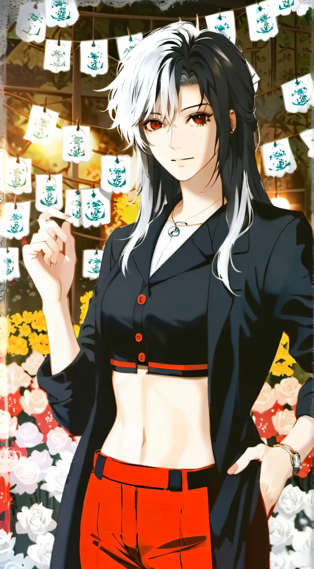 ai character: Zoey  background