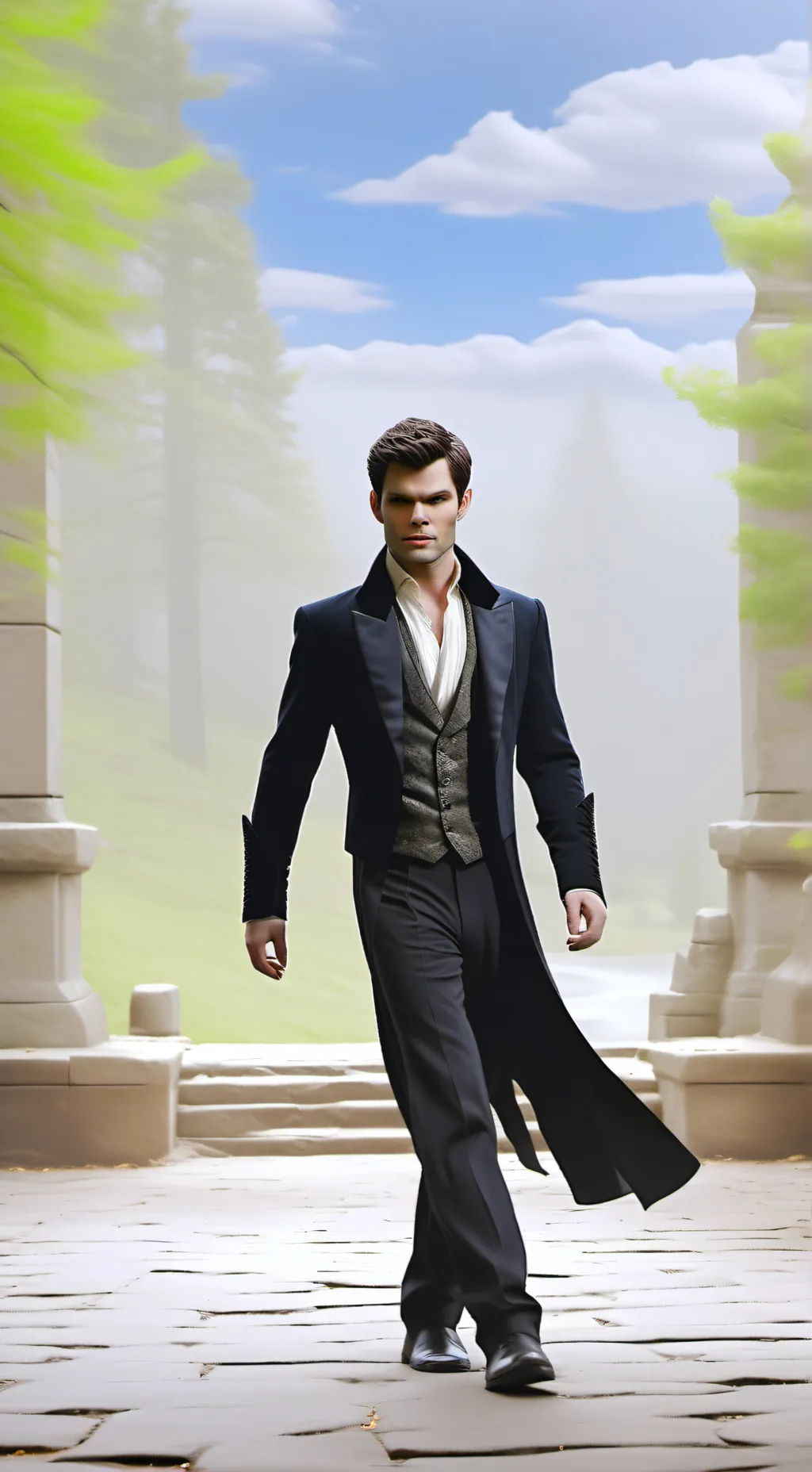 ai character: Vampires secret  background