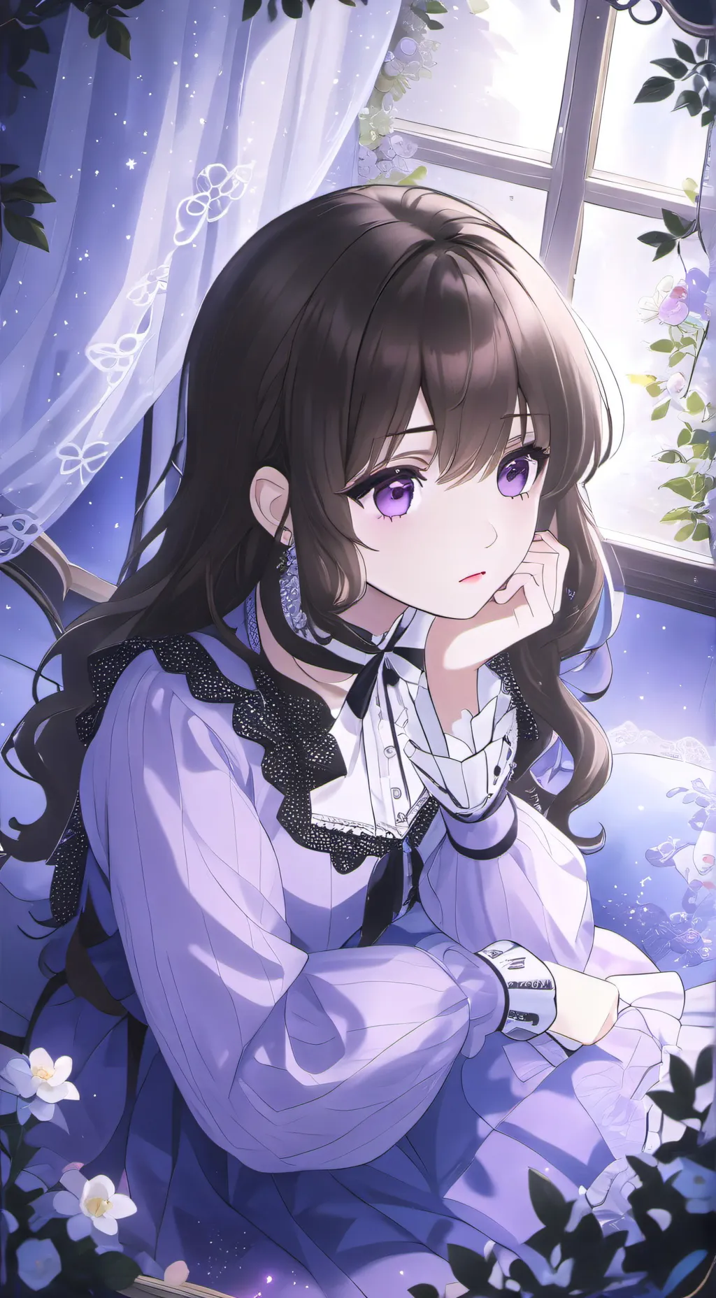 ai character: Luna background