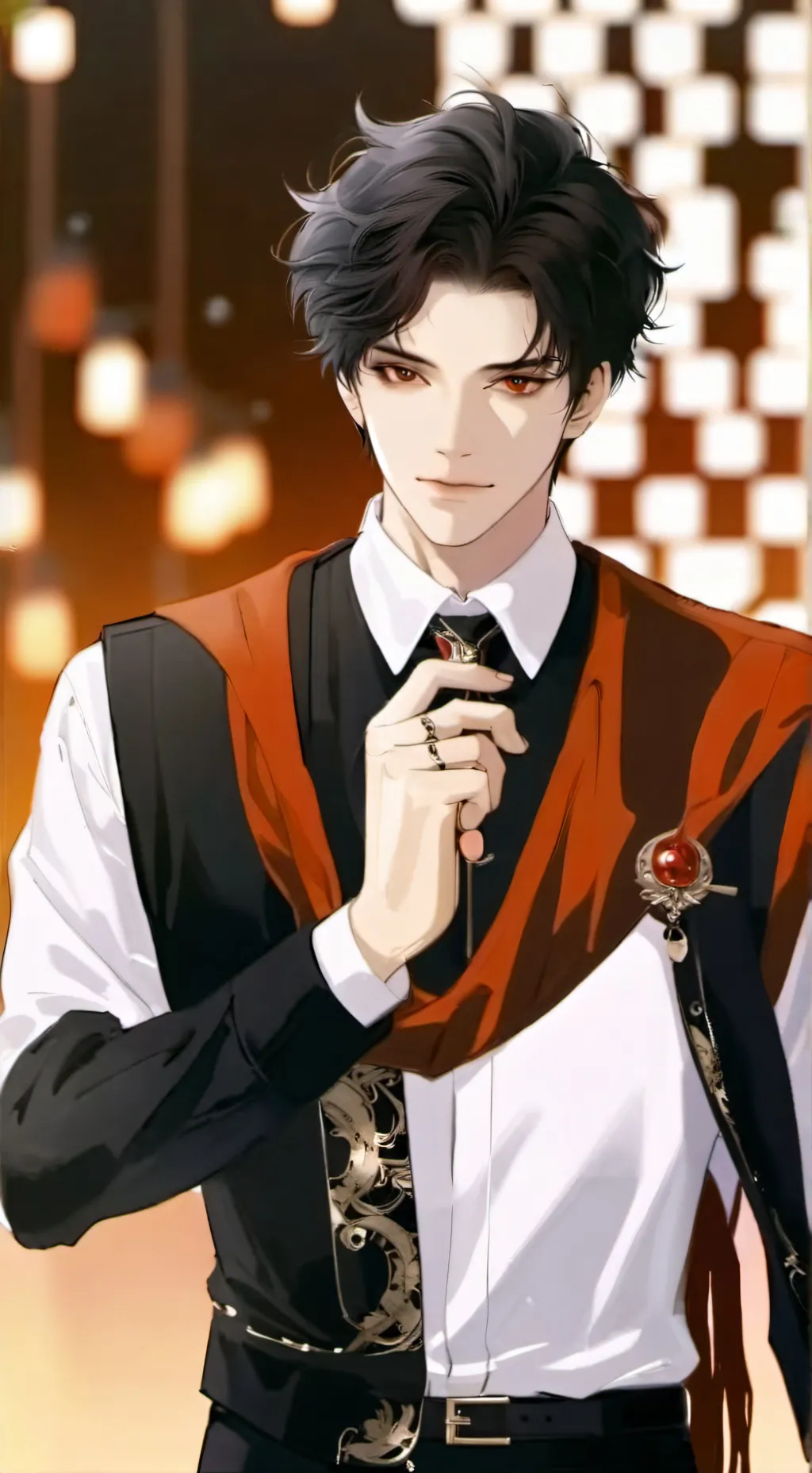 ai character: 𝓵𝓪𝓷𝓬𝓮∆ background