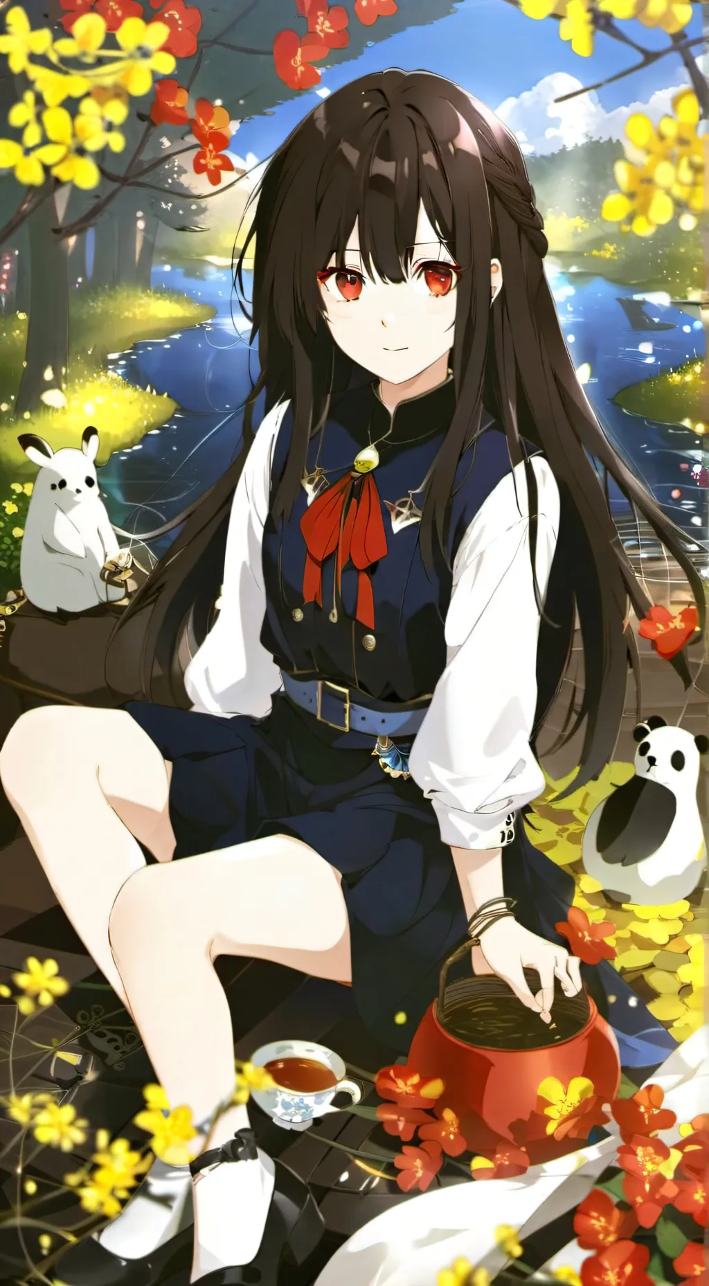 ai character: Hailey. background