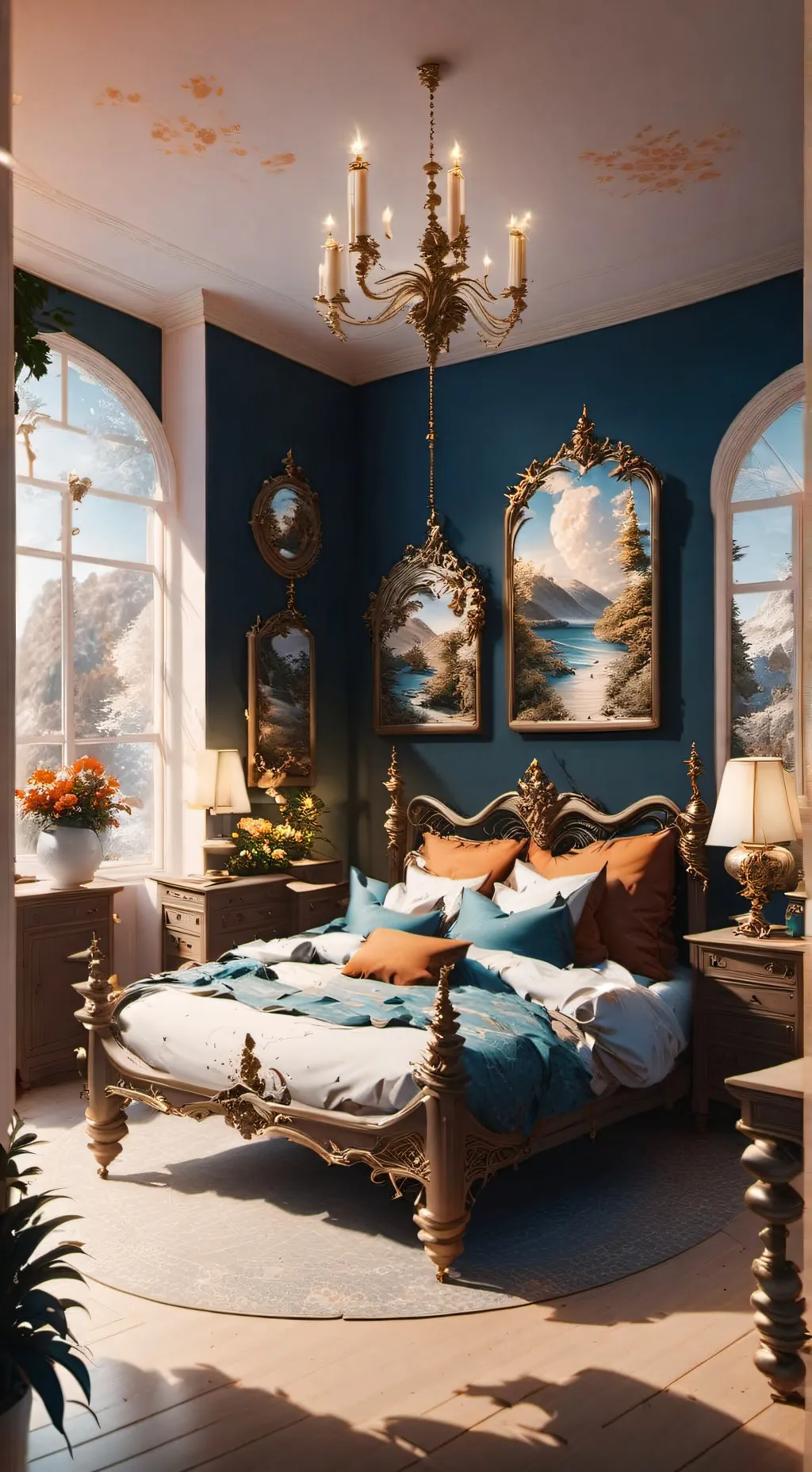 ai character: Mina, Momo, Jiro background