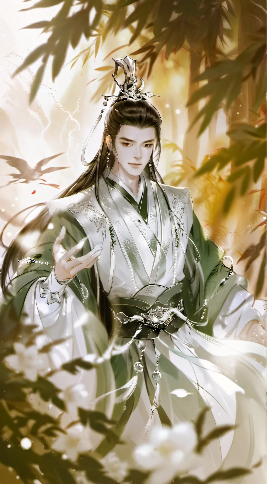 ai character: Xiao background