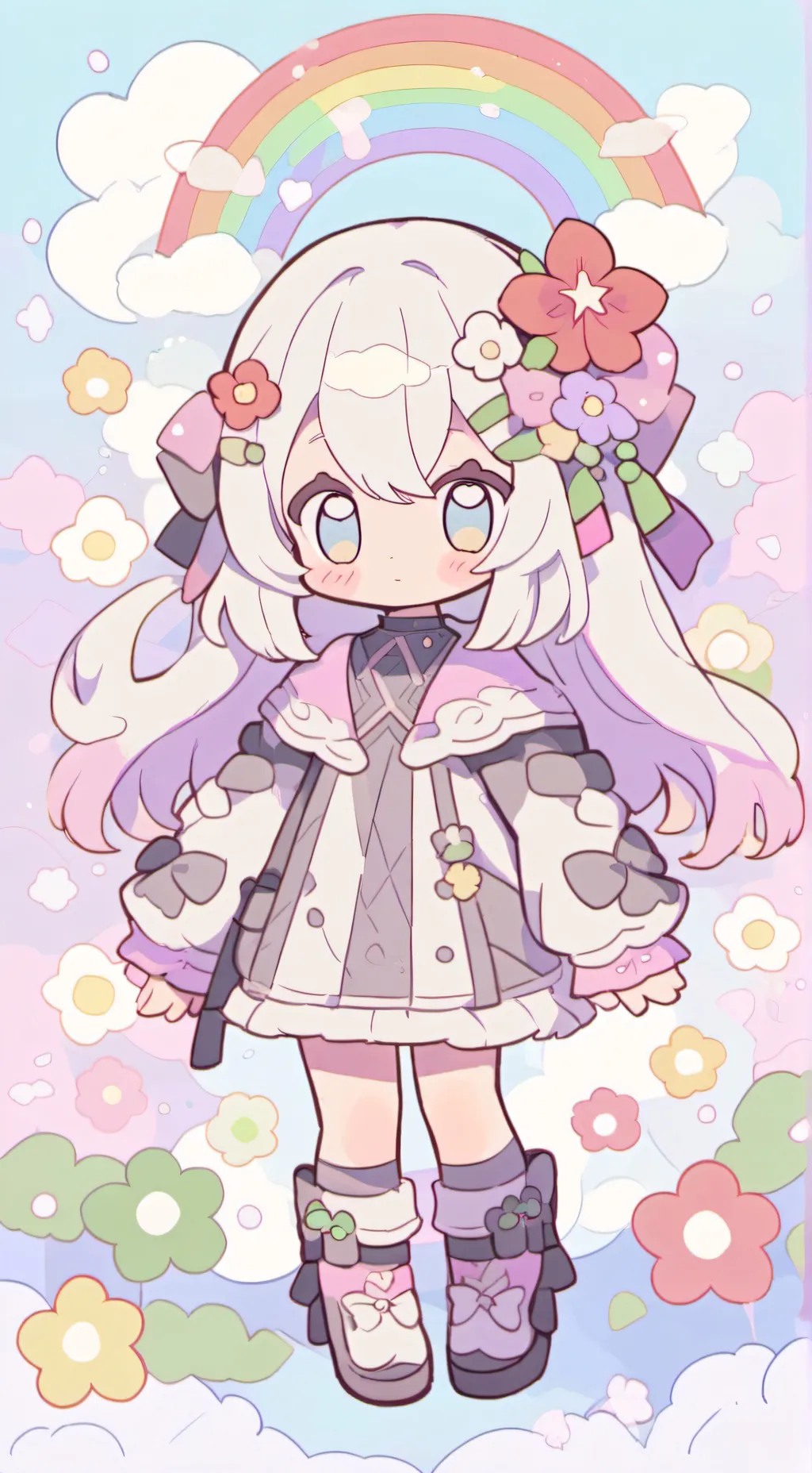 ai character: dandys world  background